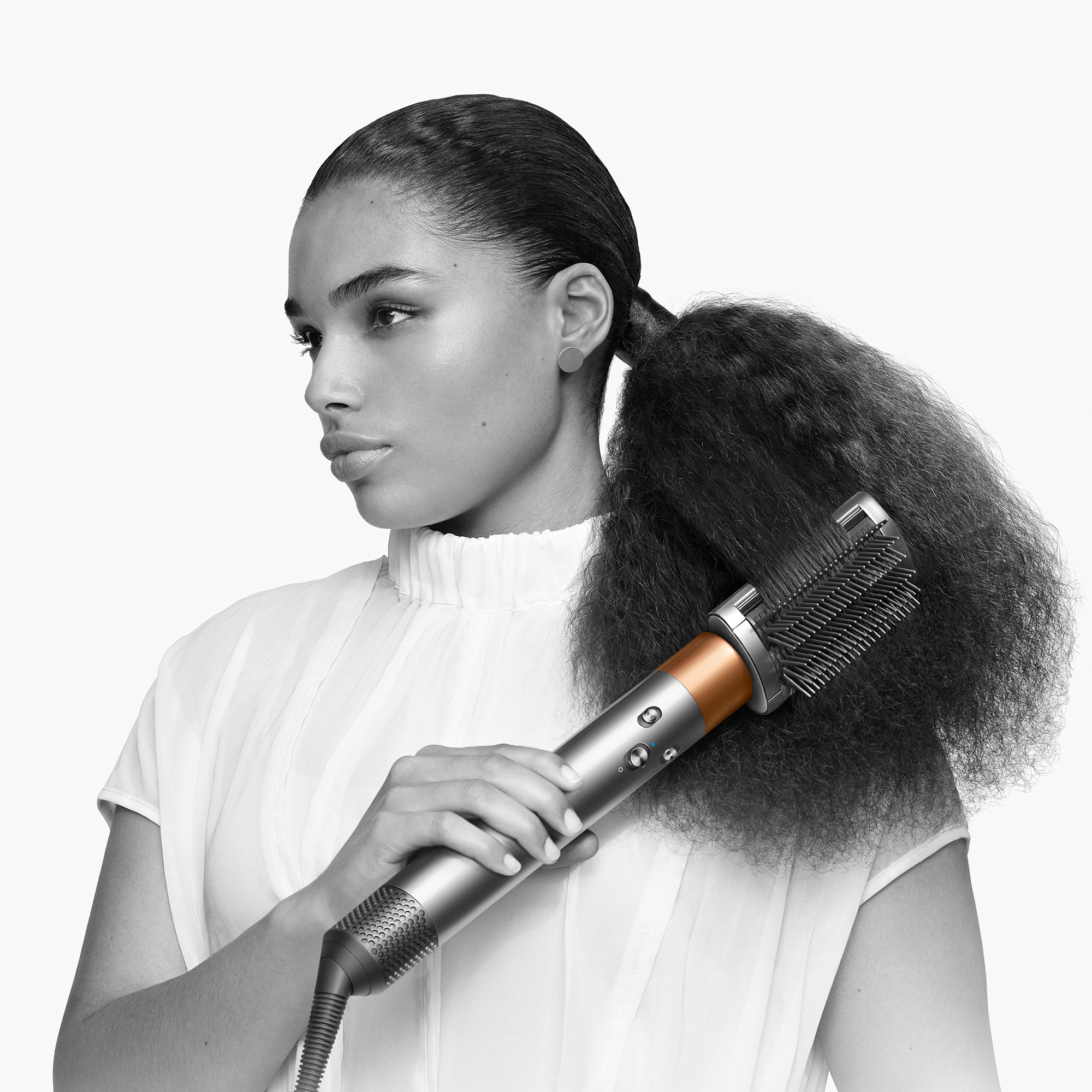 Dyson HS05 Airwrap Styler (Long) | Nickel/Copper l Refurbished 