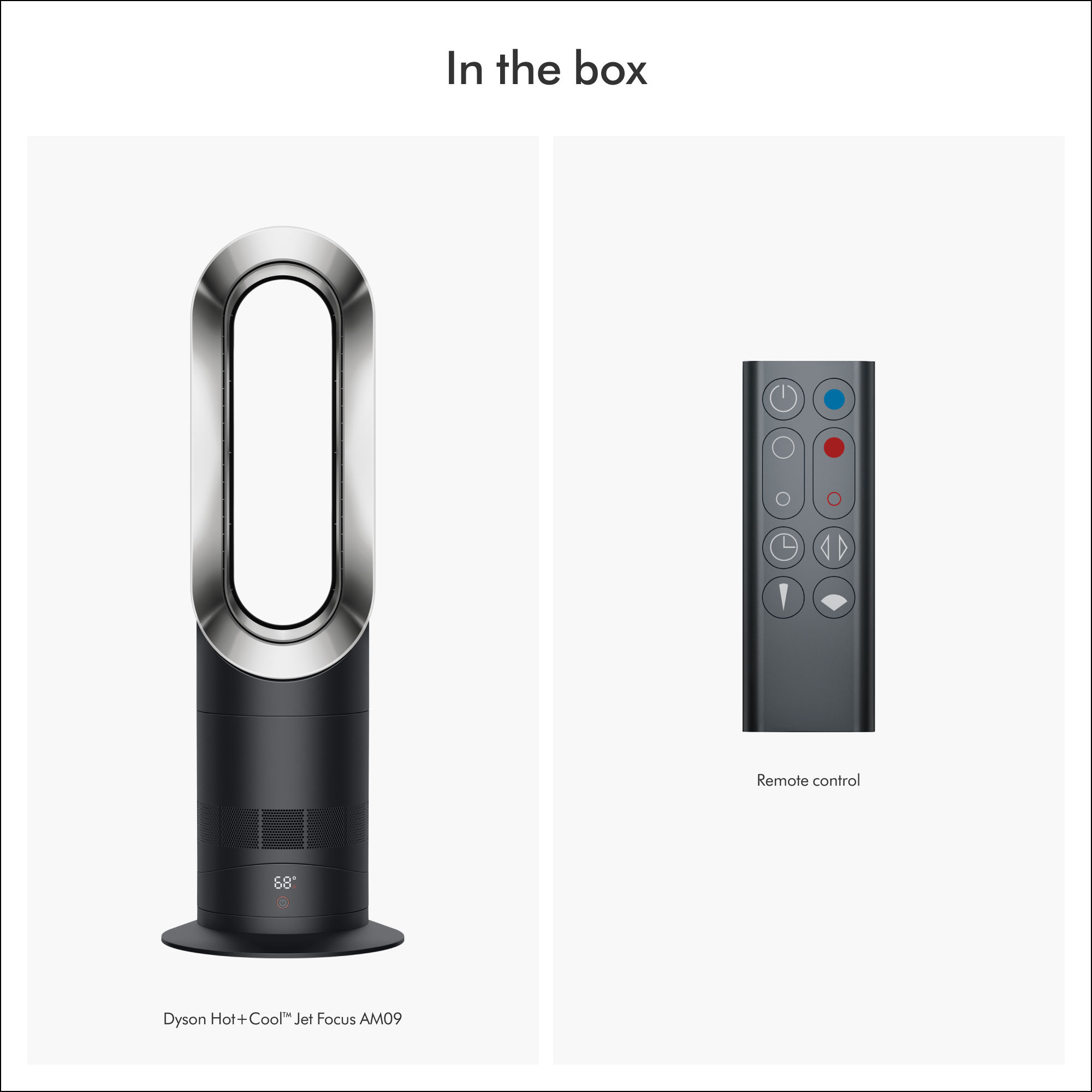 Dyson Hot+Cool™ Jet Focus fan heater AM09 | New | eBay