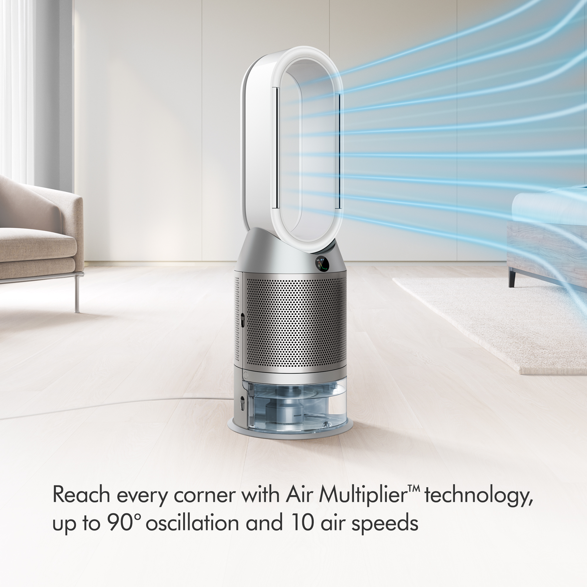 Dyson Pure Humidify+Cool™ Purifying Humidifying Fan PH3A | White