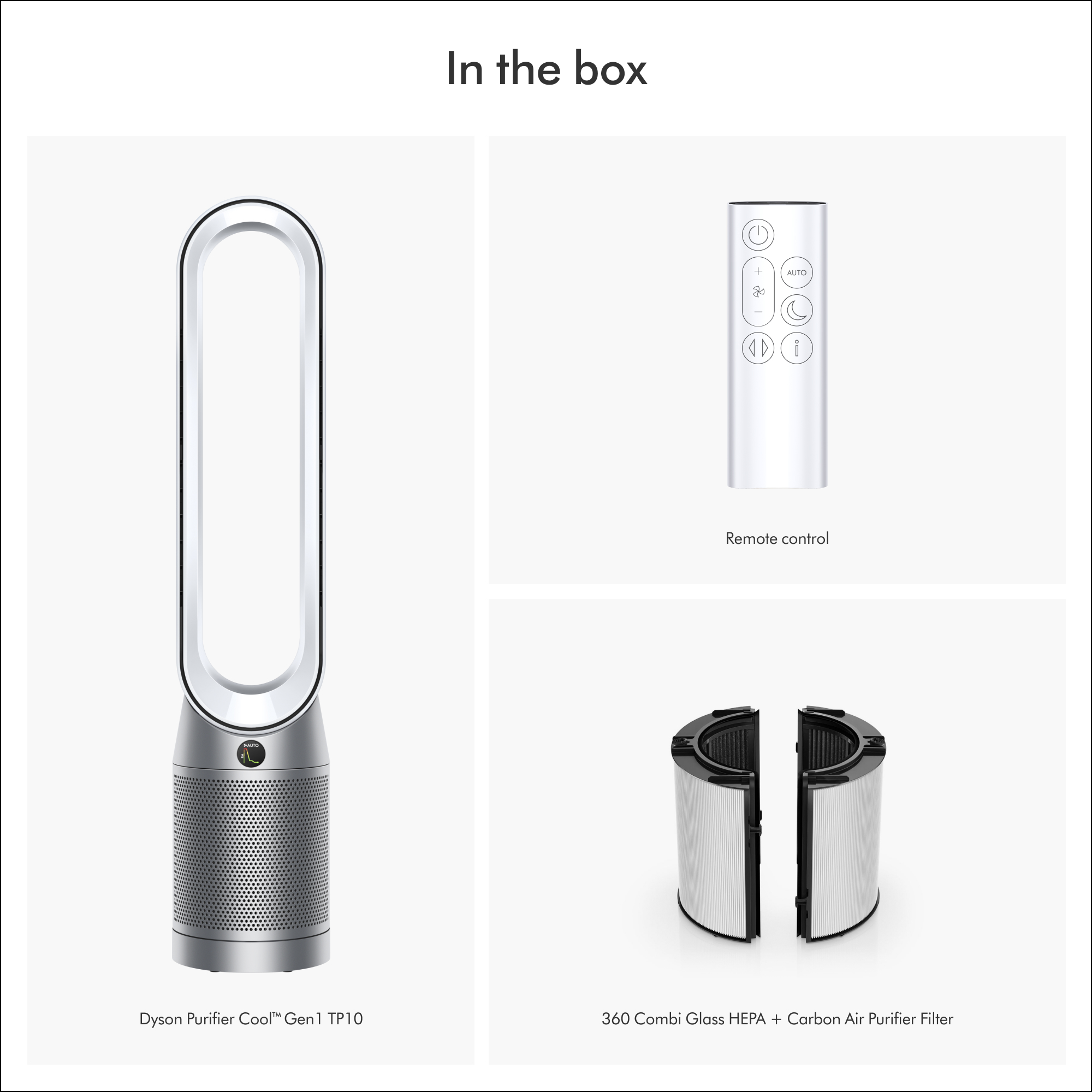 Dyson Purifier Cool Gen1 TP10 purifying fan | White/Silver 