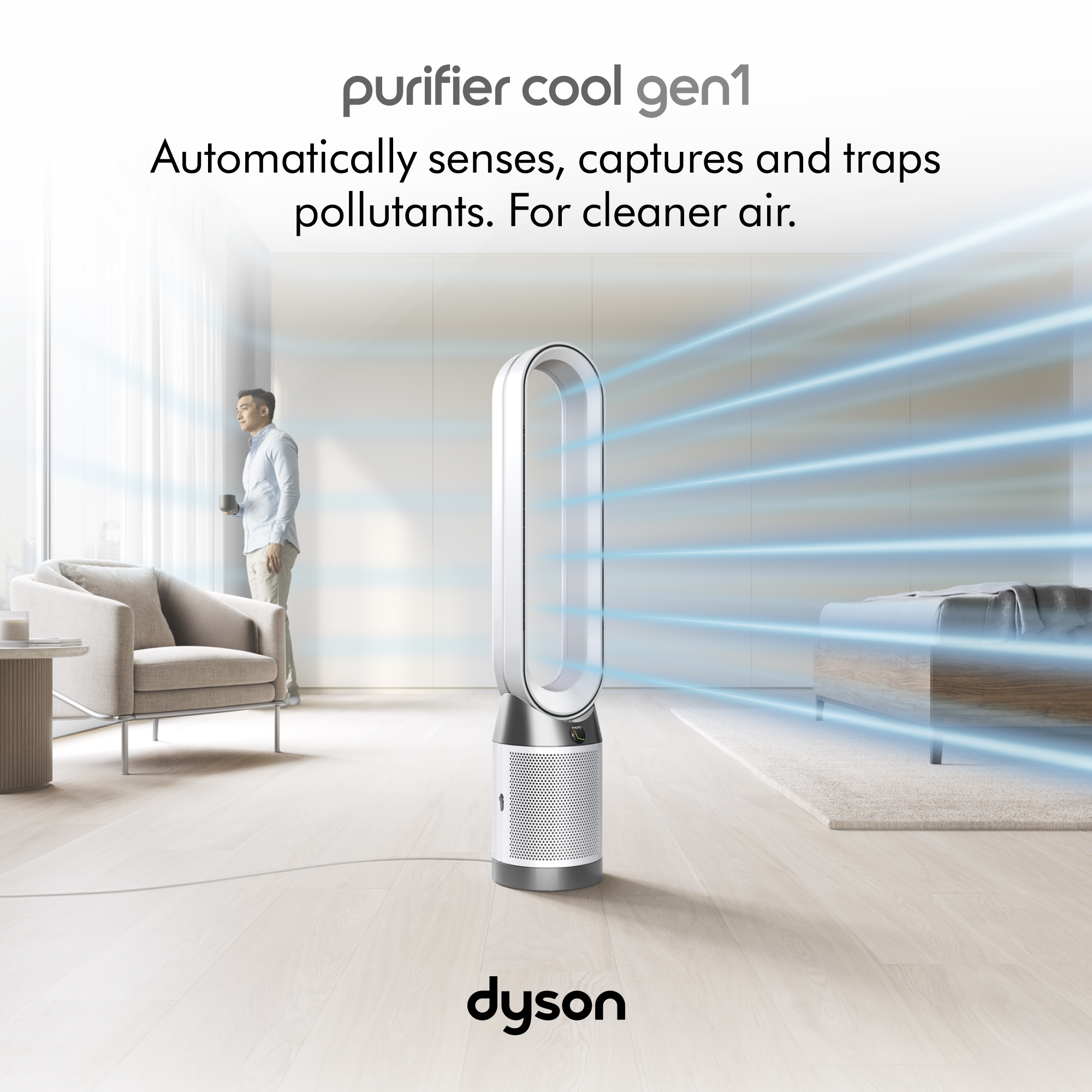 Dyson Purifier Cool Gen1 TP10 purifying fan | White/Silver 