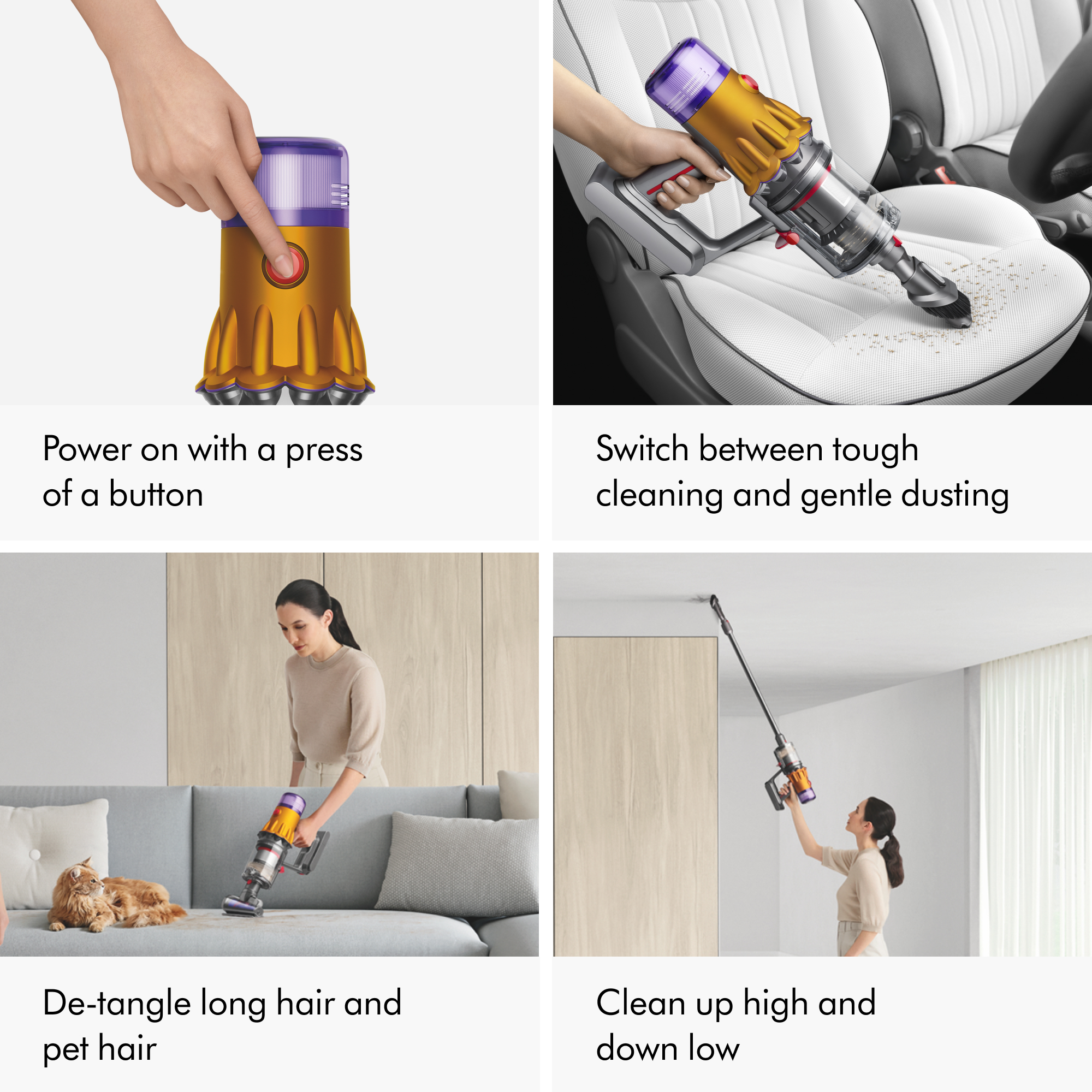 Dyson V12 Detect Slim Cordless Vacuum Cleaner | Nickel 