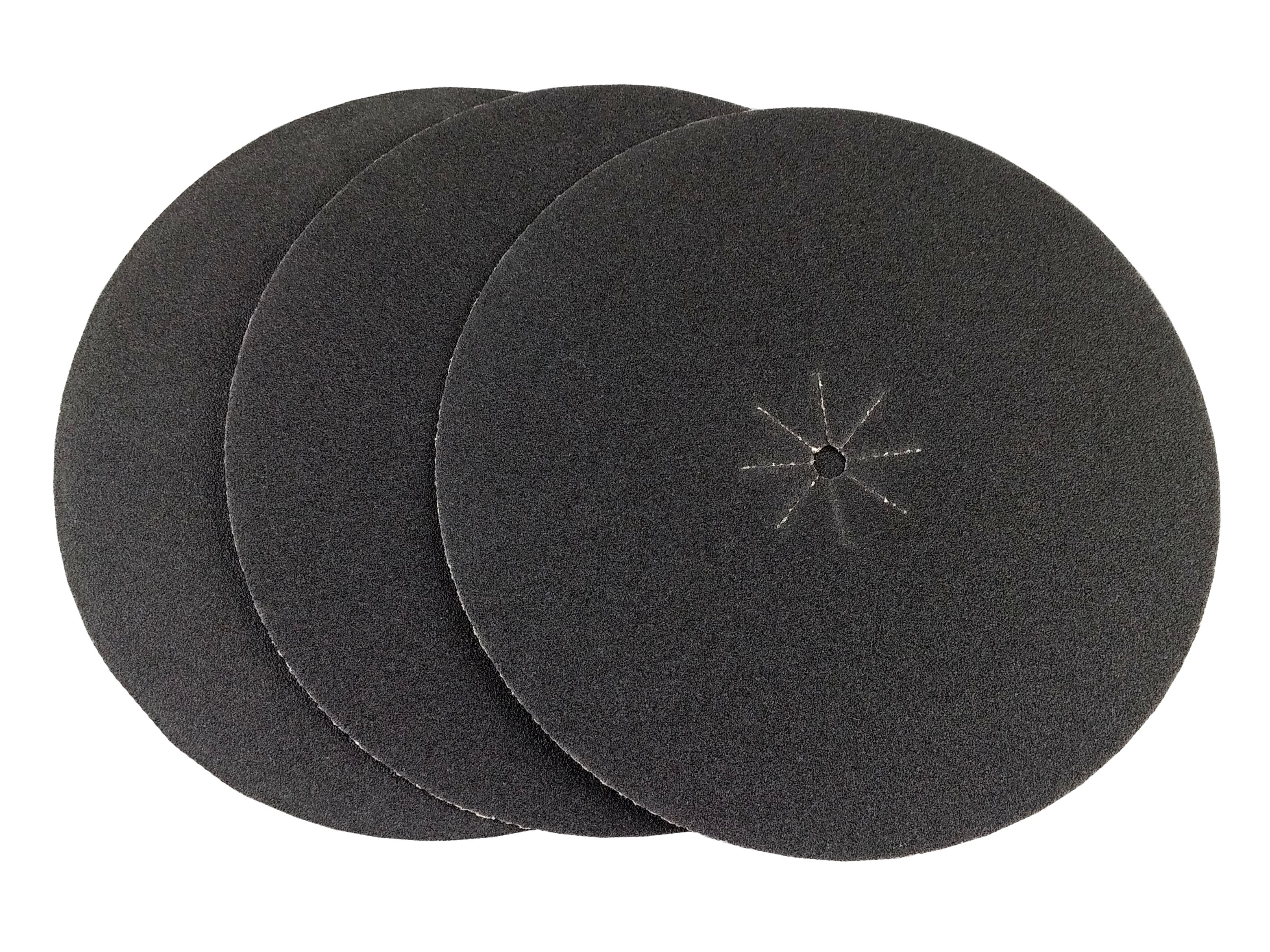 7" x 5/16" Silicon Carbide Slotted Edger Floor Sanding Discs (25 Pack