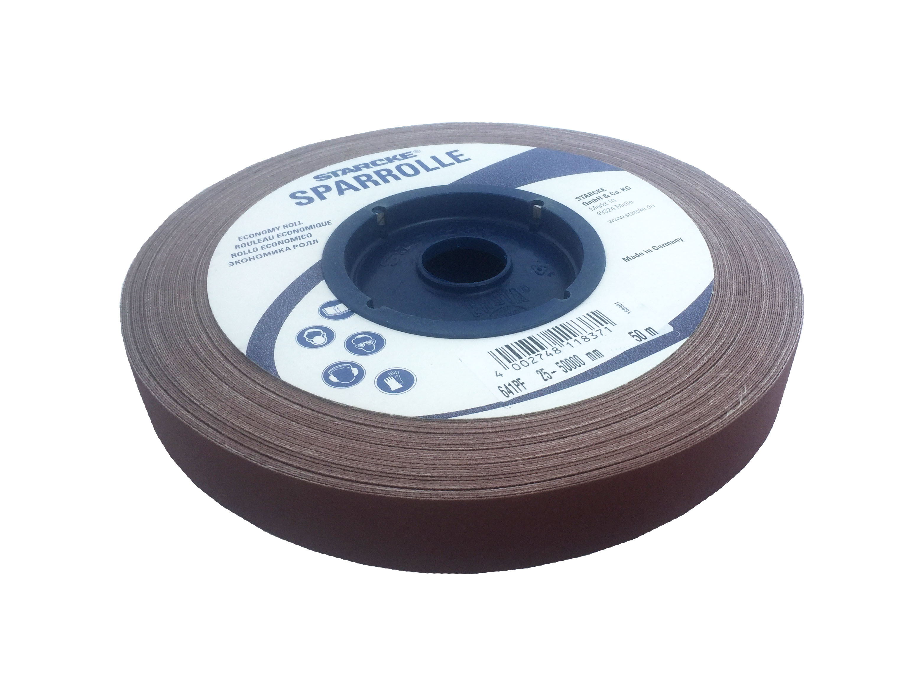 2WIDE X 80GRIT 50YARD ALUM OXIDE ROLL CAMEL