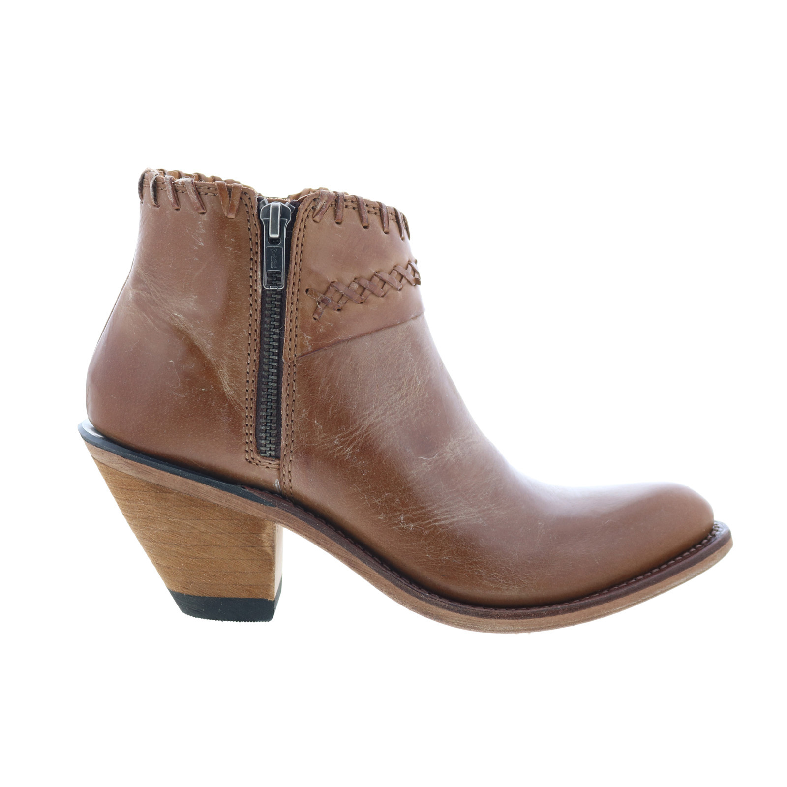 Jama Old West Leather Upper Damen Braun Leder Stiefel - Produktbild 1