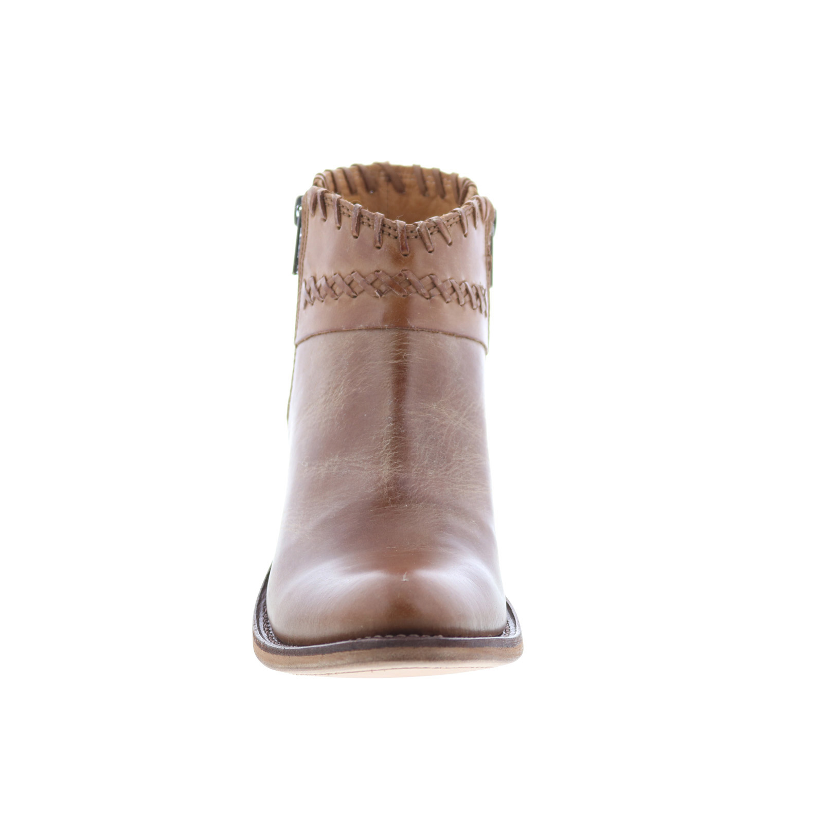 Jama Old West Leather Upper Damen Braun Leder Stiefel