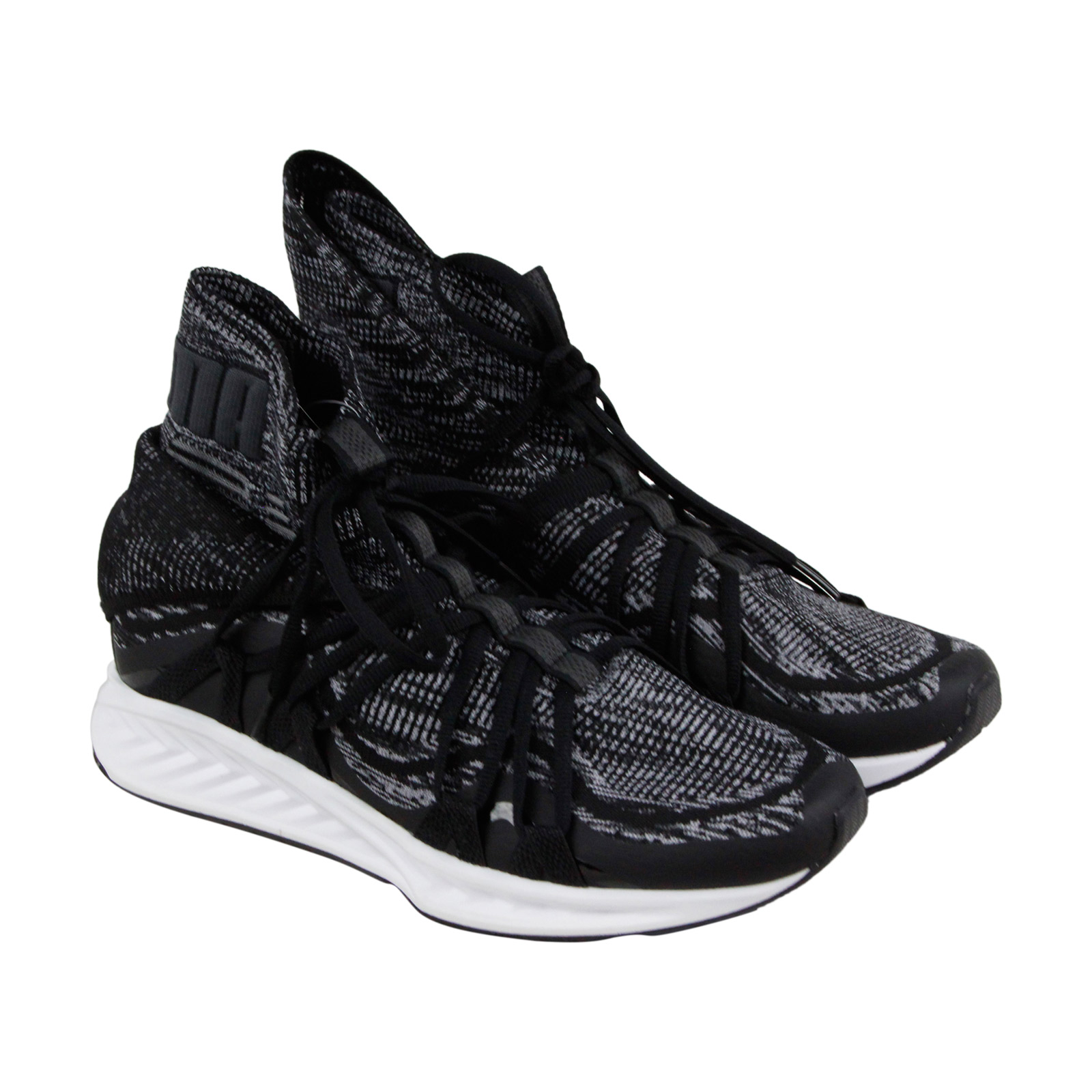 Puma Ignite Evoknit Fold Mens Black Textile Athletic Lace Up Training Shoes Cheap women's shoes women's shoes Puma Ignite Evoknit Fold Mens Black Textile Athletic Lace Up Training Shoes Cheap women's shoes women's shoes