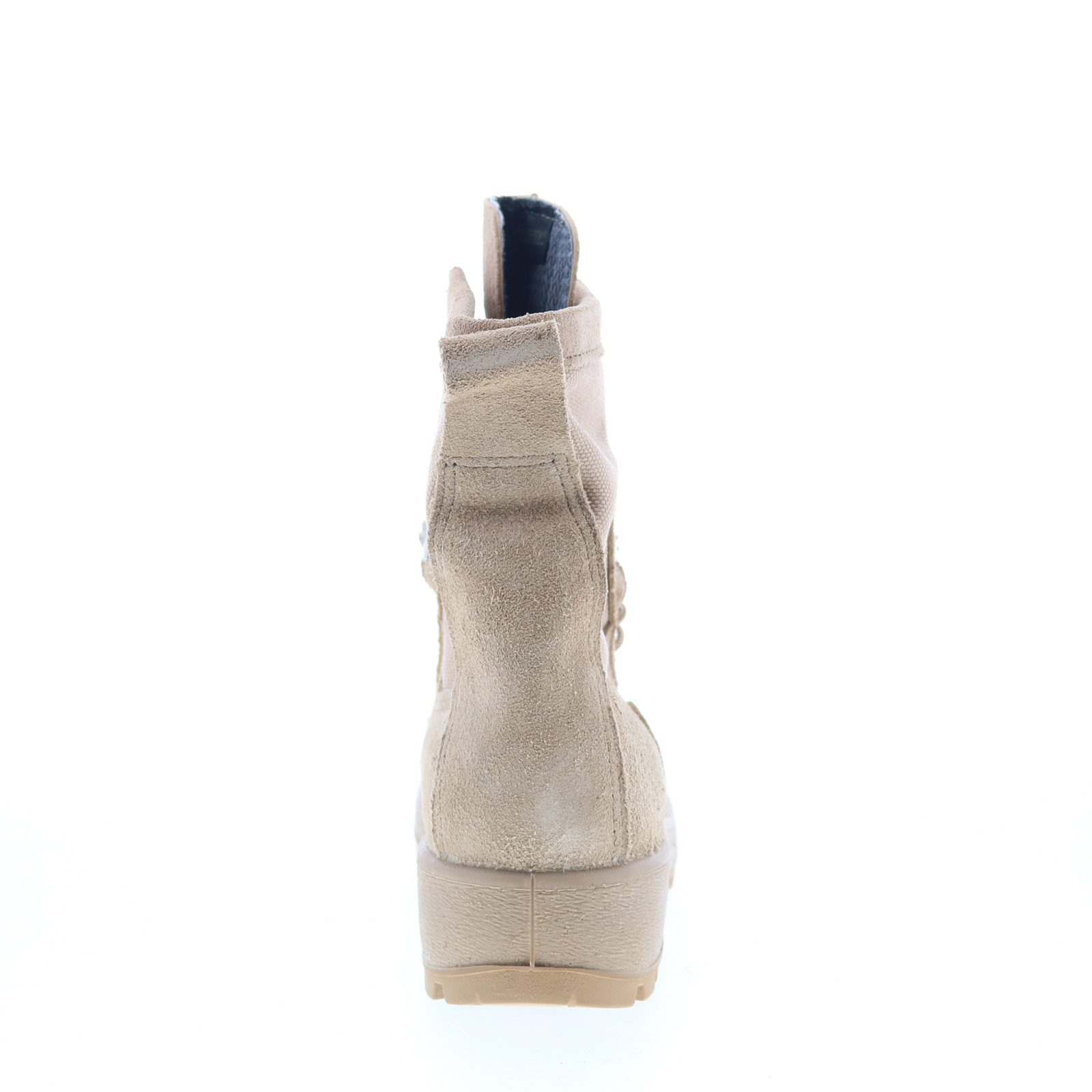 McRae Army Temp Weather Made In USA 7ATW Mens Beige Suede