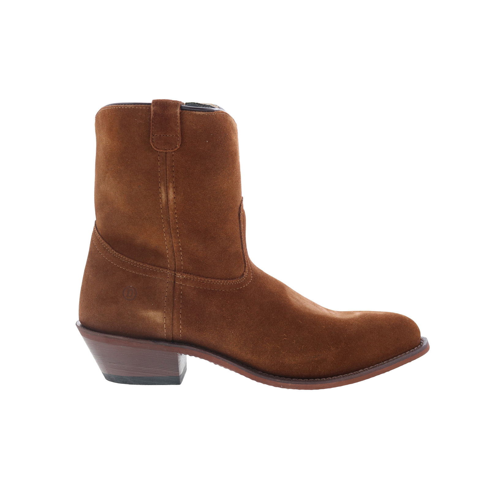 Dingo Bucktown Western Boot DI-336 Mens Brown Suede Zipper 