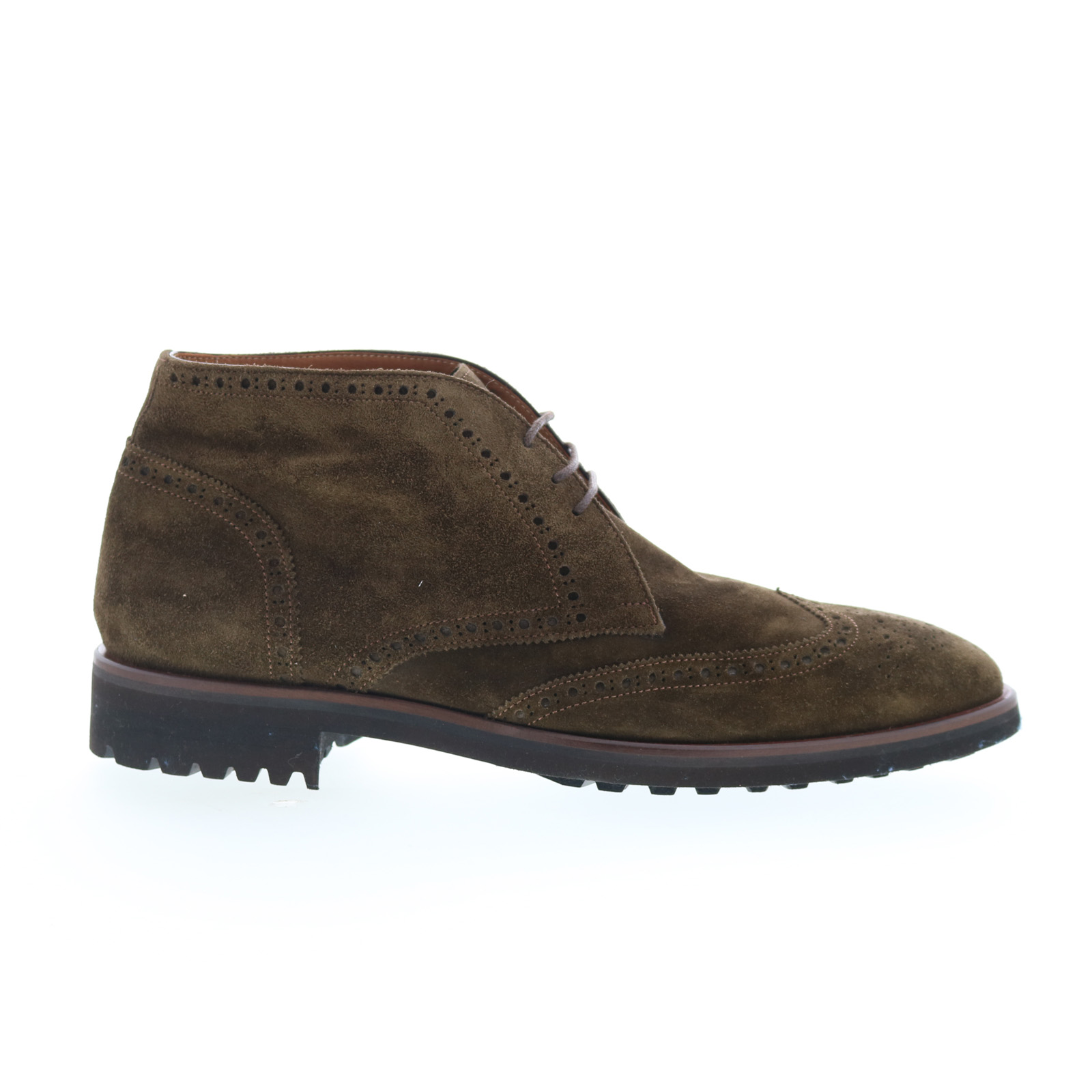 Di Bianco GBF316 Mens Brown Suede Lace Up Chukkas Boots | eBay display picture 2