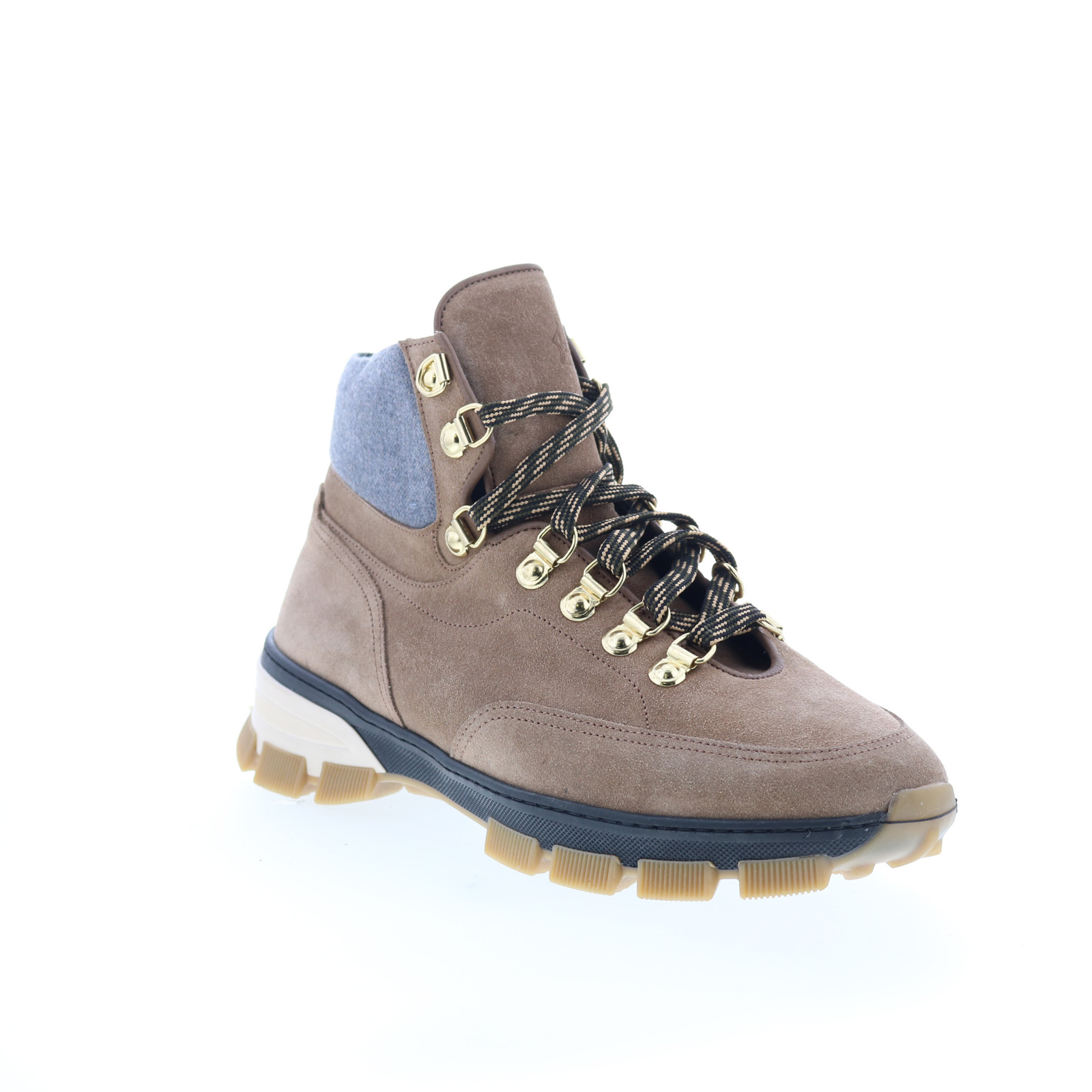 Di Bianco Livigno Mens Brown Suede Lace Up Casual Dress 