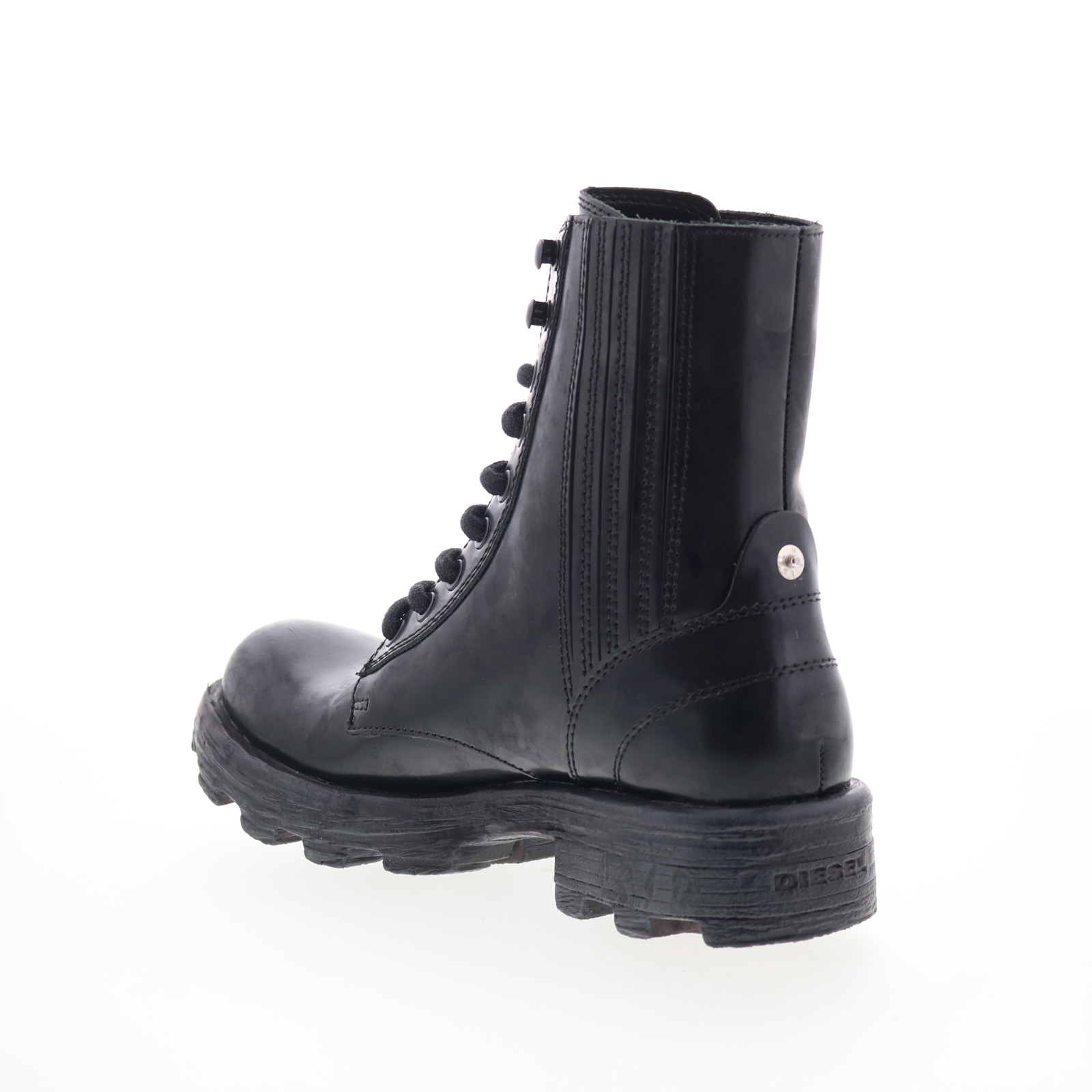 Diesel D-Hammer BT W Y03017-P4471-T8013 Womens Black Leather 