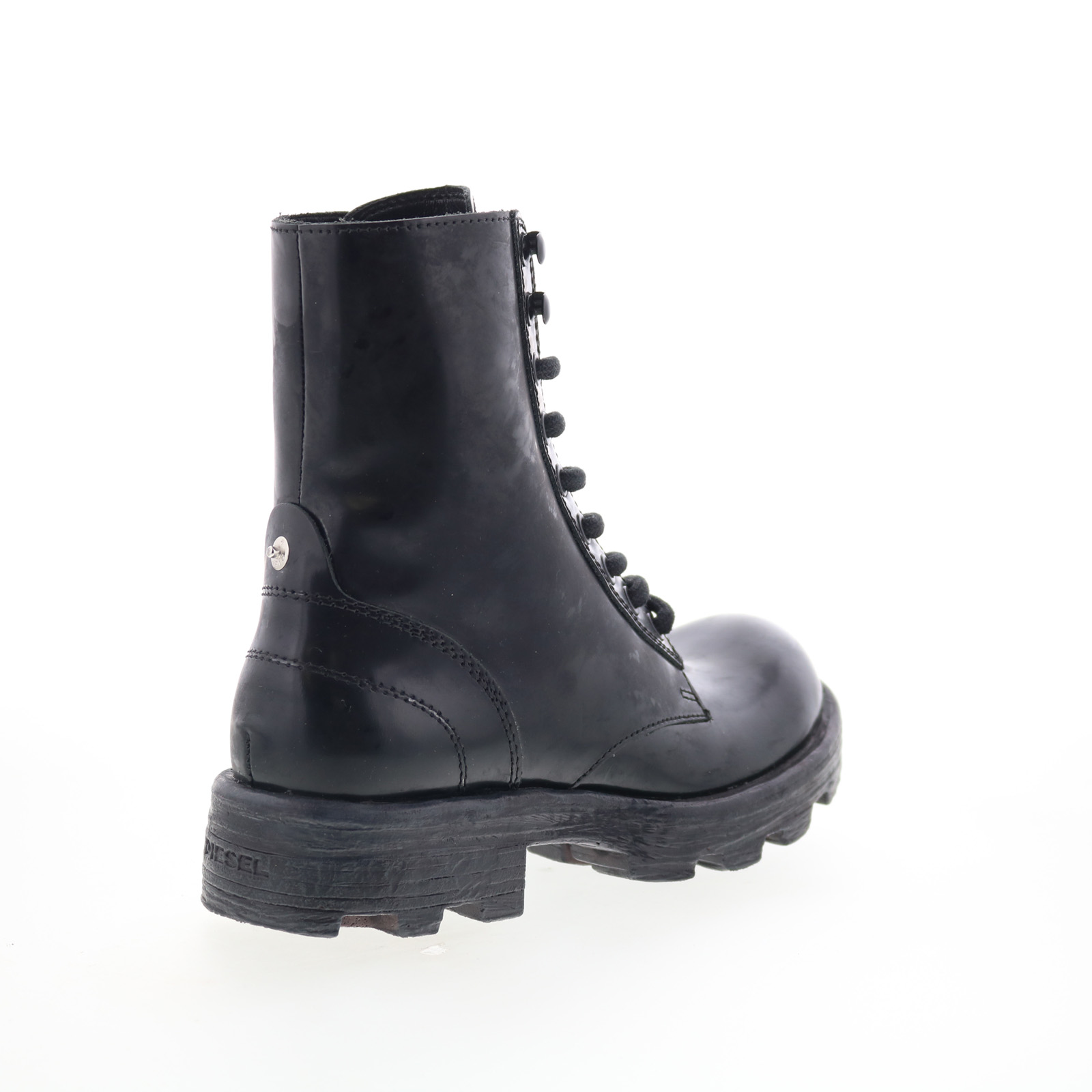 Diesel D-Hammer BT W Y03017-P4471-T8013 Womens Black Leather