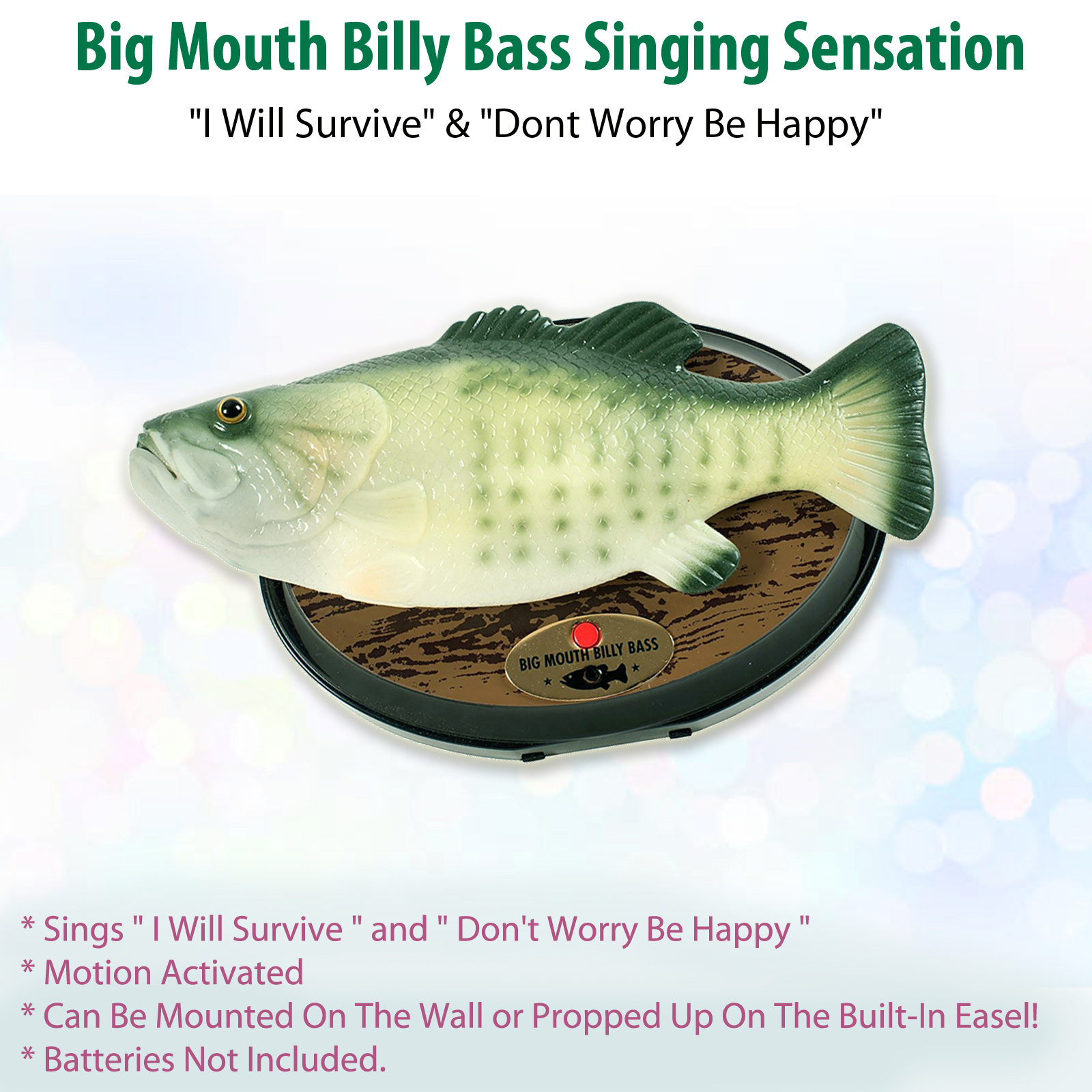 Big Mouth Billy Bass Singing Sensation 