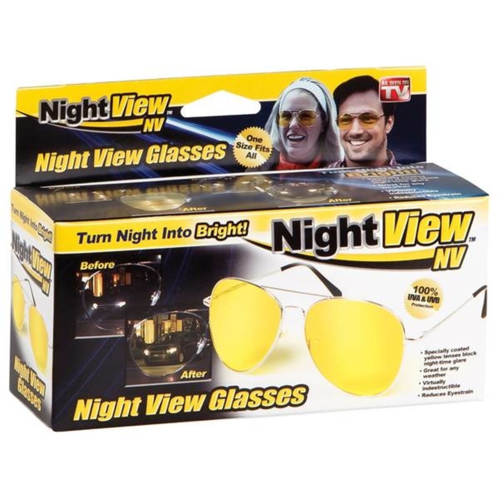 Aviator Polycarbonate Night Vision Safety Goggles at ₹ 40/piece in Ghaziabad