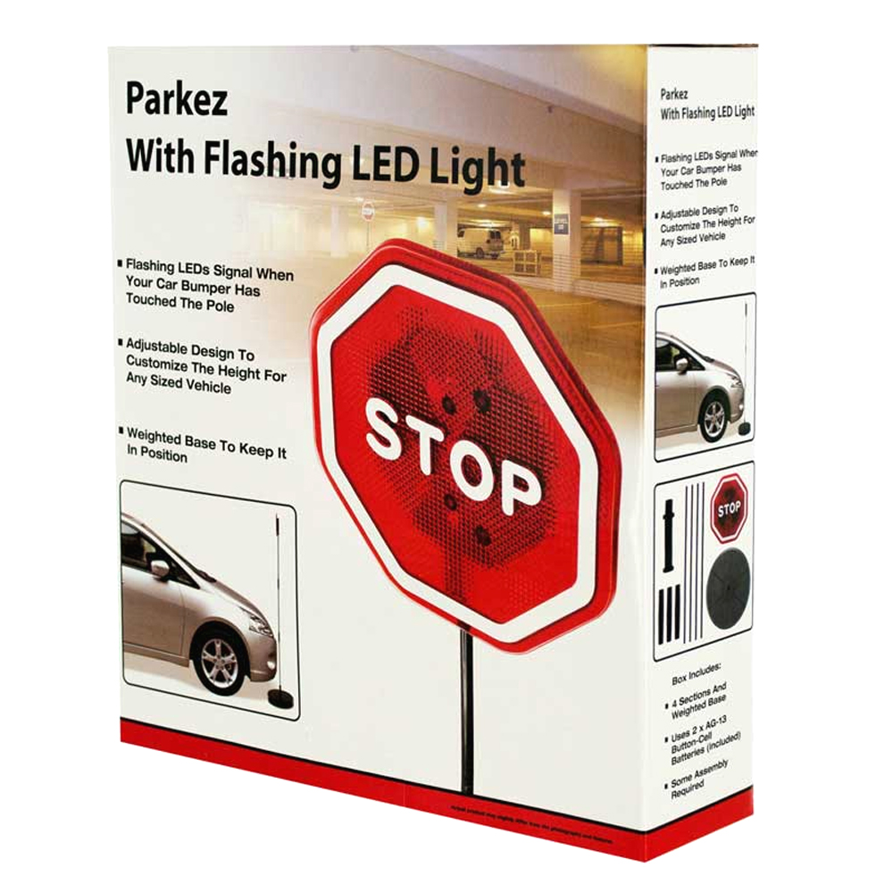 Garage Parking Aid Andalus Brands Flashing Led Stop Sign Ant Syste - Garage Car Stop Garage Parking Assist
