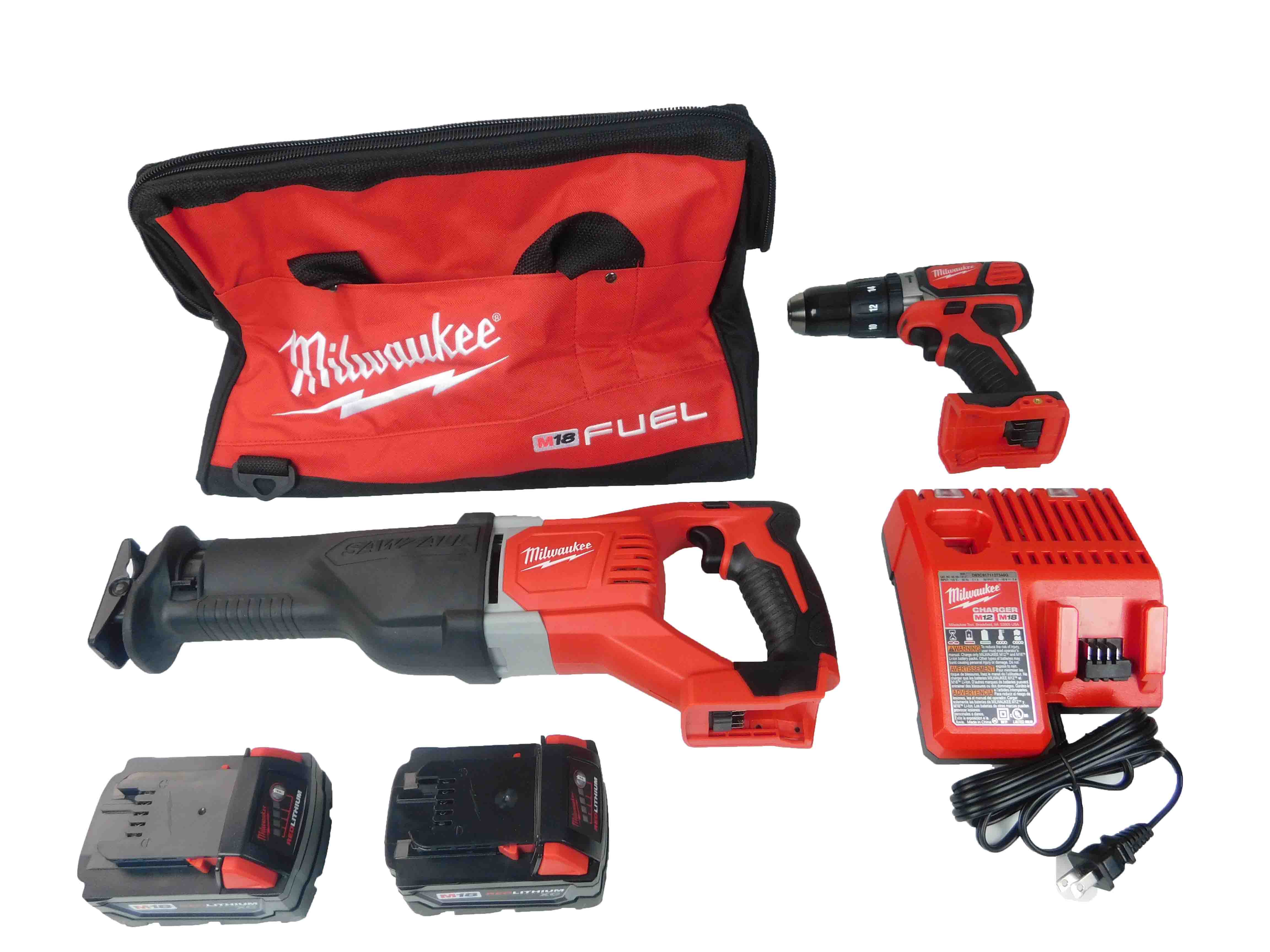Milwaukee M18 2694-22 Li-Ion 2-Tool Cordless Combo Kit
