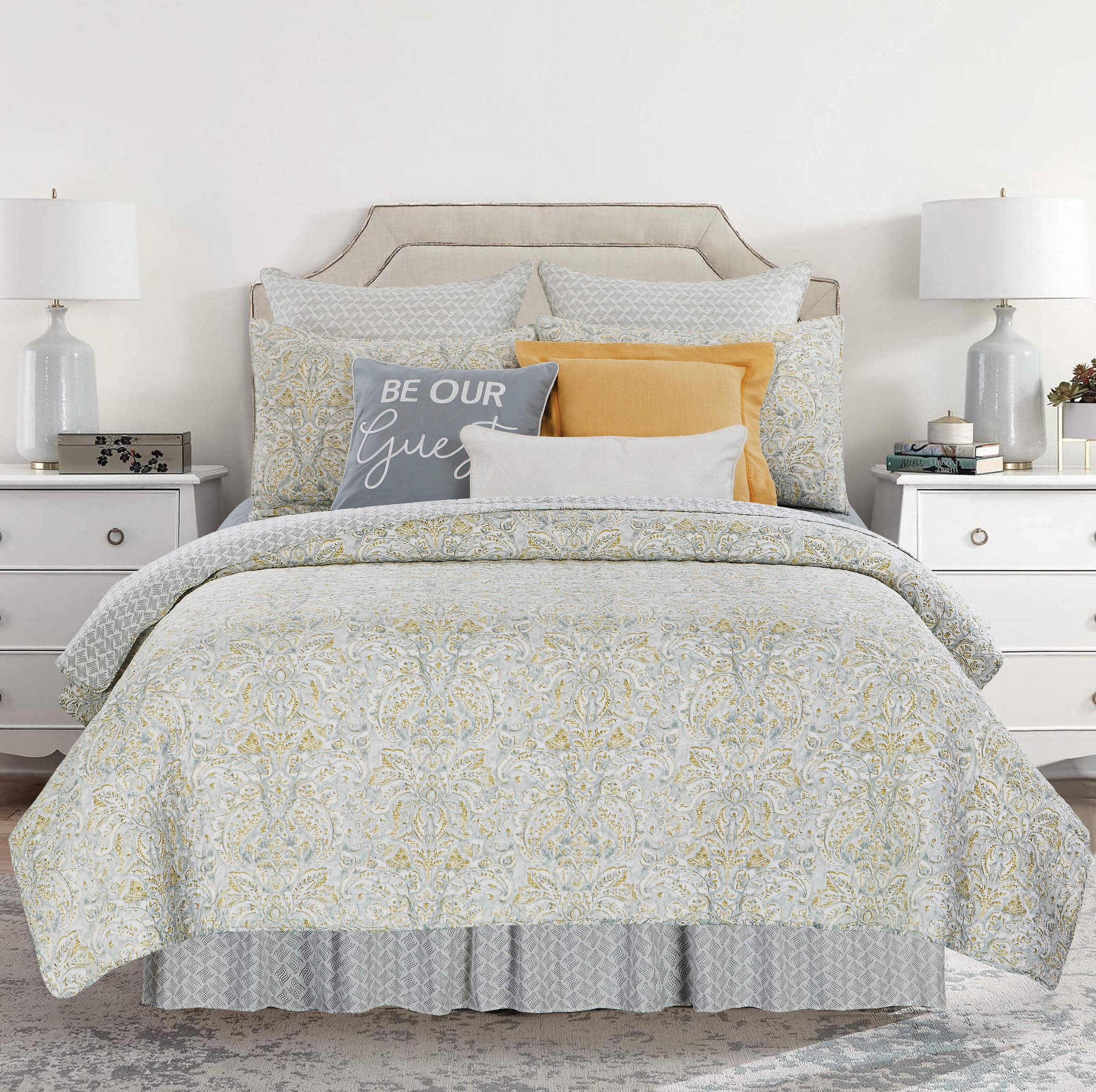 Cotton Flange Decorative Throw Pillow, GET With Insert - Picture 7 of 7