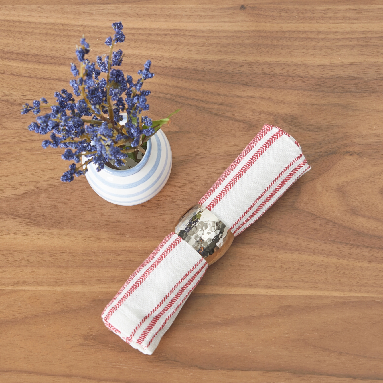 Savannah Stripe Placemat Set - Picture 5 of 5