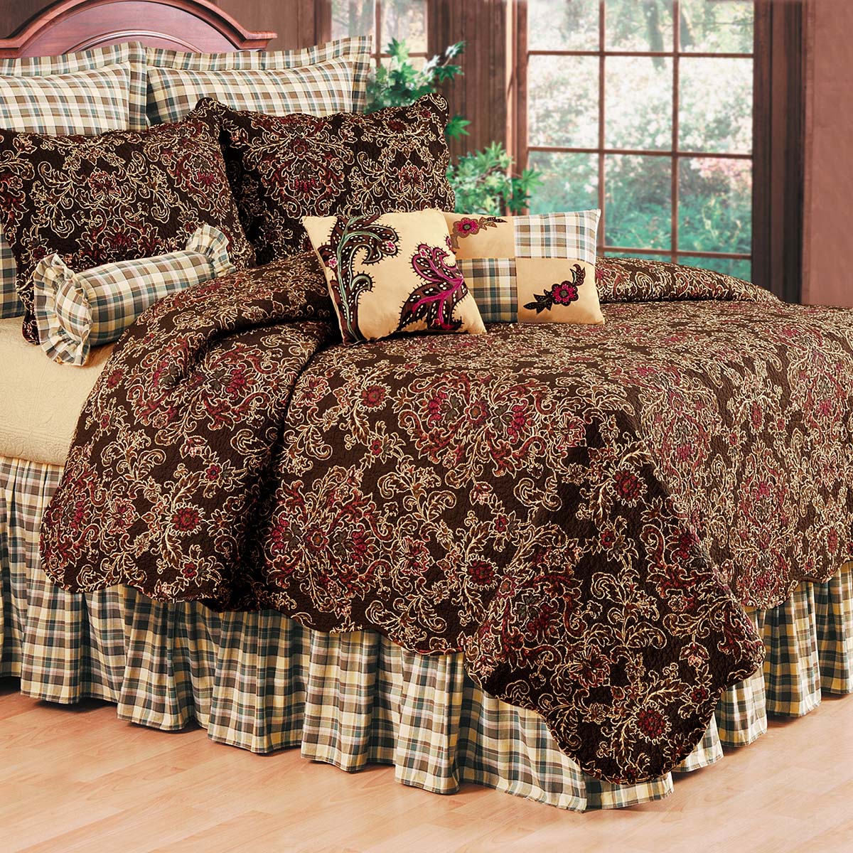 Rustic Damask Bedding Collection - Picture 4 of 6