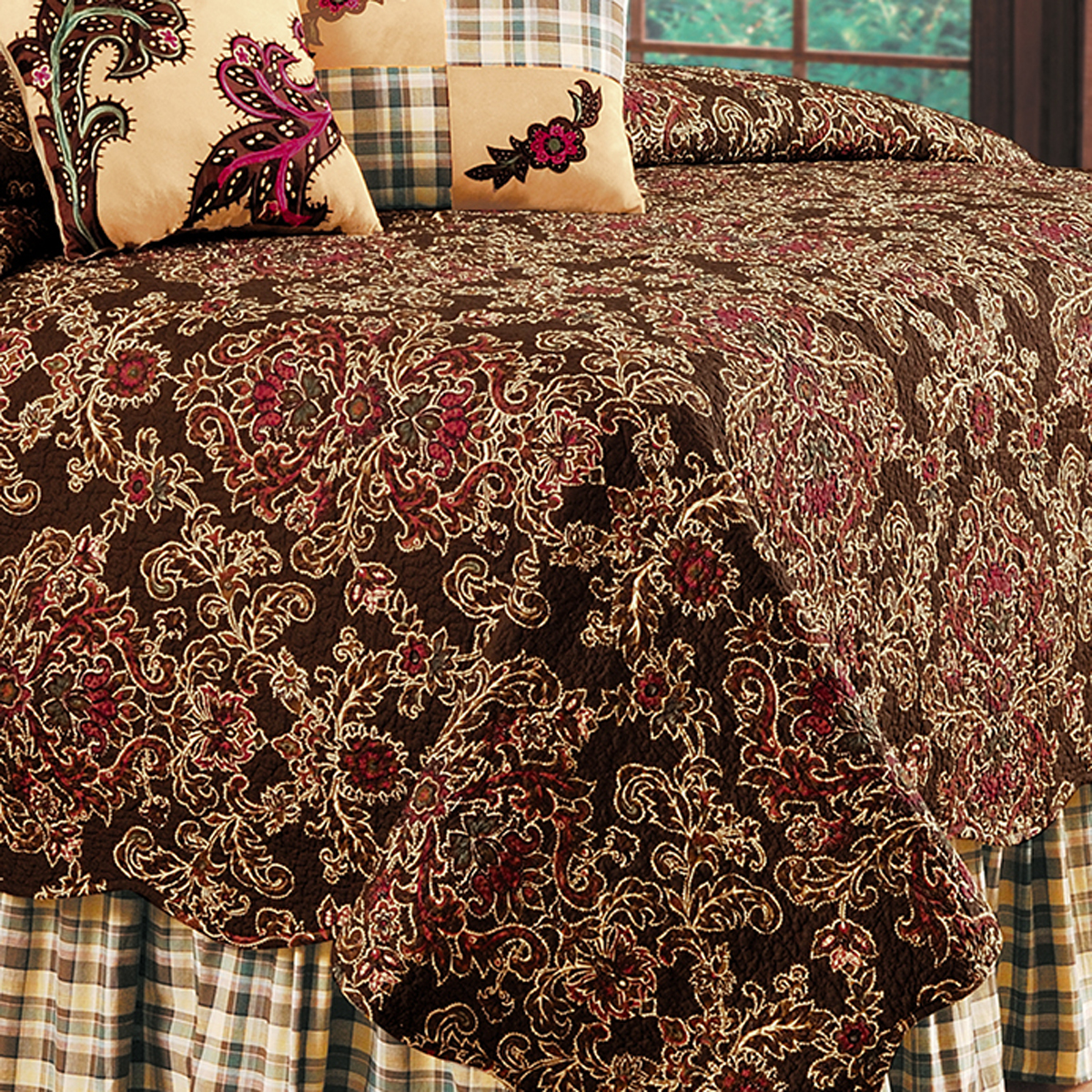 Rustic Damask Bedding Collection - Picture 3 of 6