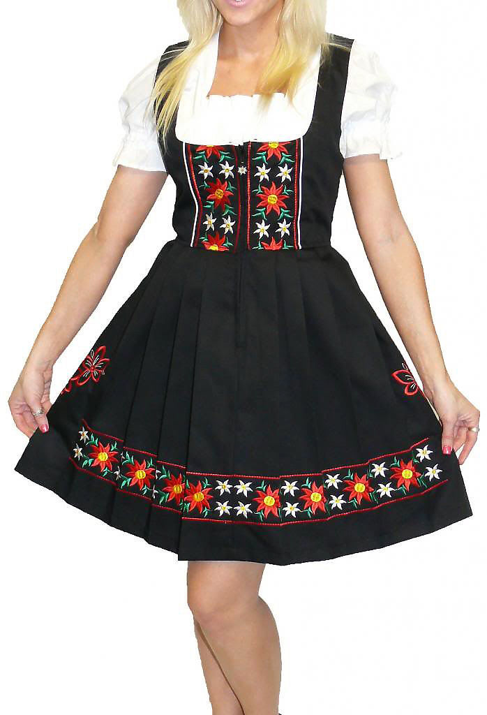 black dirndl