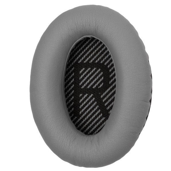 Grey Leather Ear Cushion Kit for Bose AroundEar 2 / AE2 Headphones