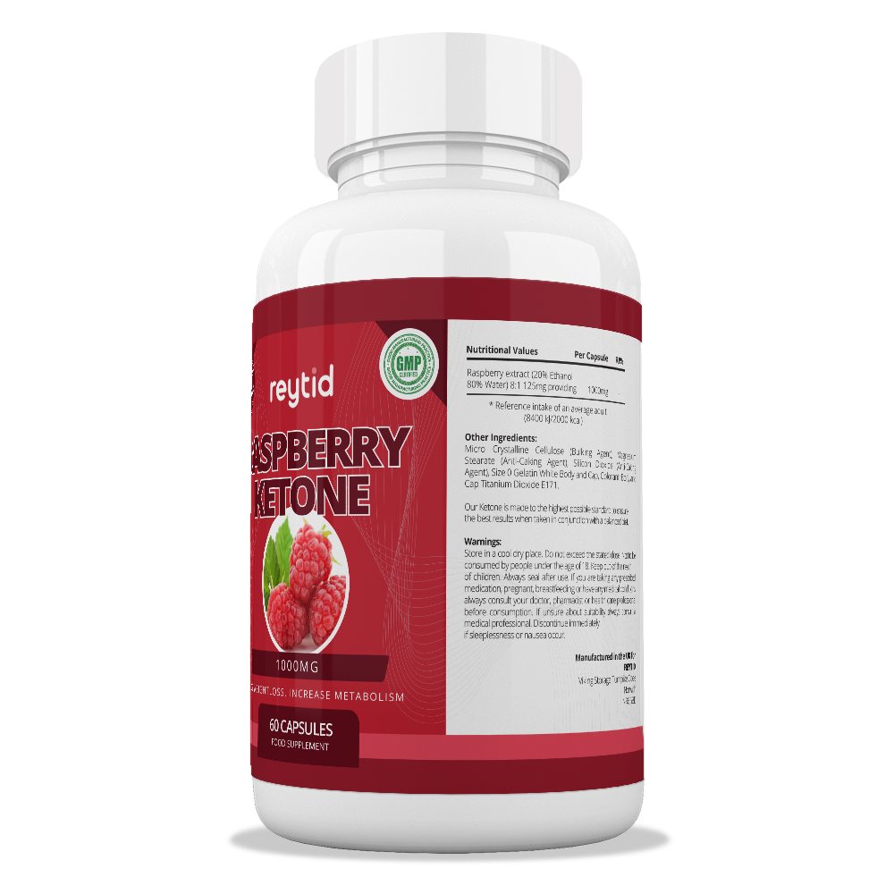 100 Pure Raspberry Ketones Premium PLUS Natural Weight