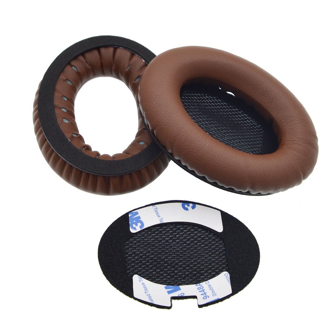 Dark Brown Ear Cushion Kit for Bose QC2/QC15 Headphones