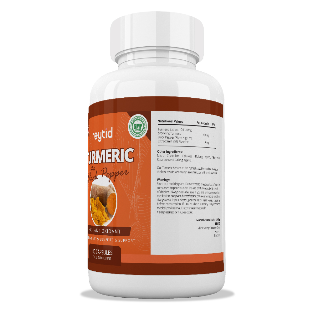 700g Turmeric w/ Black Pepper Tablet 60 Capsules Full Strength Vegan