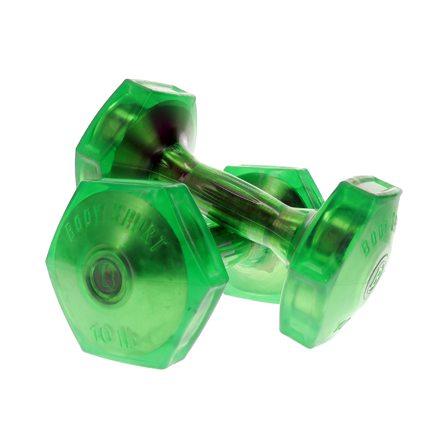 Body Sport Urethane Aerobic Dumbbells (2-Pack) - Premium Hand Weights with Solid - Picture 8 of 30