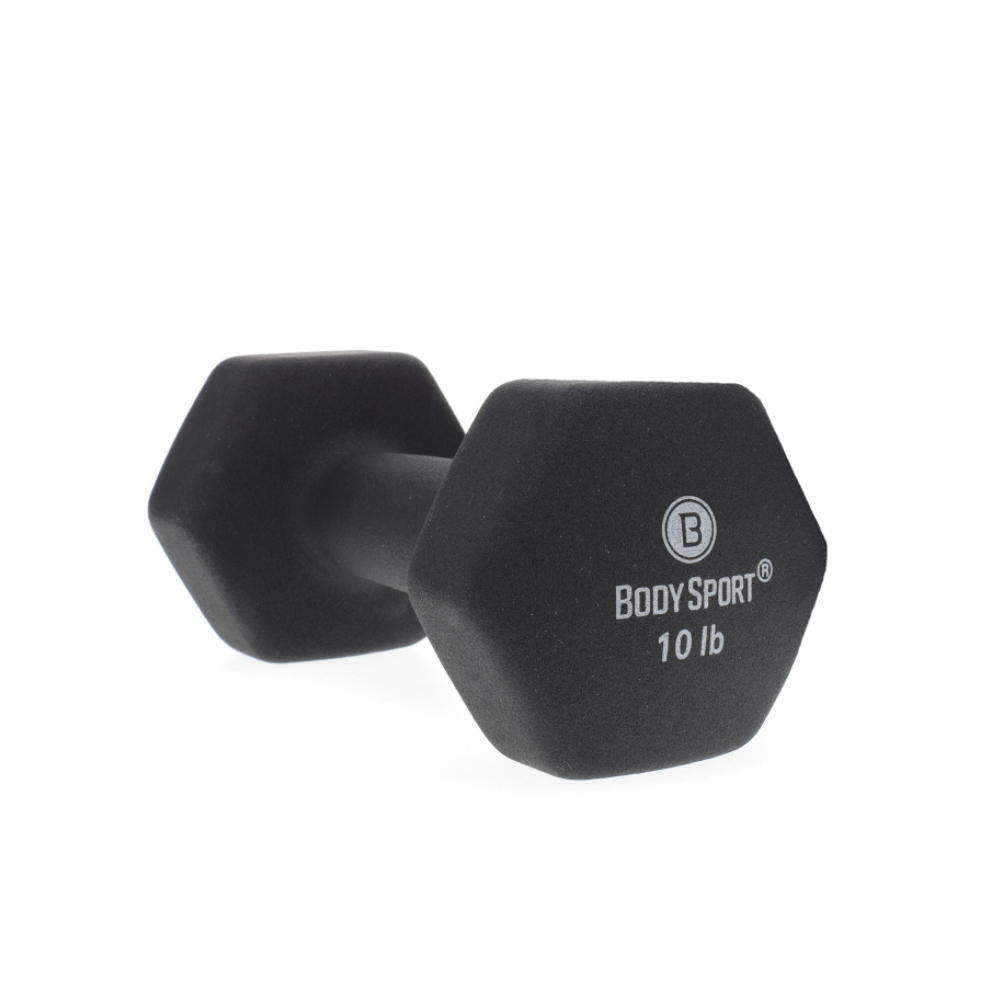 Body Sport Neoprene Dumbbell, 10-Pound, 1 each