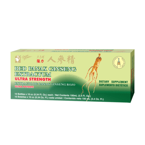 Prince of Peace Red Panax Ginseng Extractum Ultra Strength, 0.34 fl. oz. Each – Brain Boosting Supplement – Red Panax