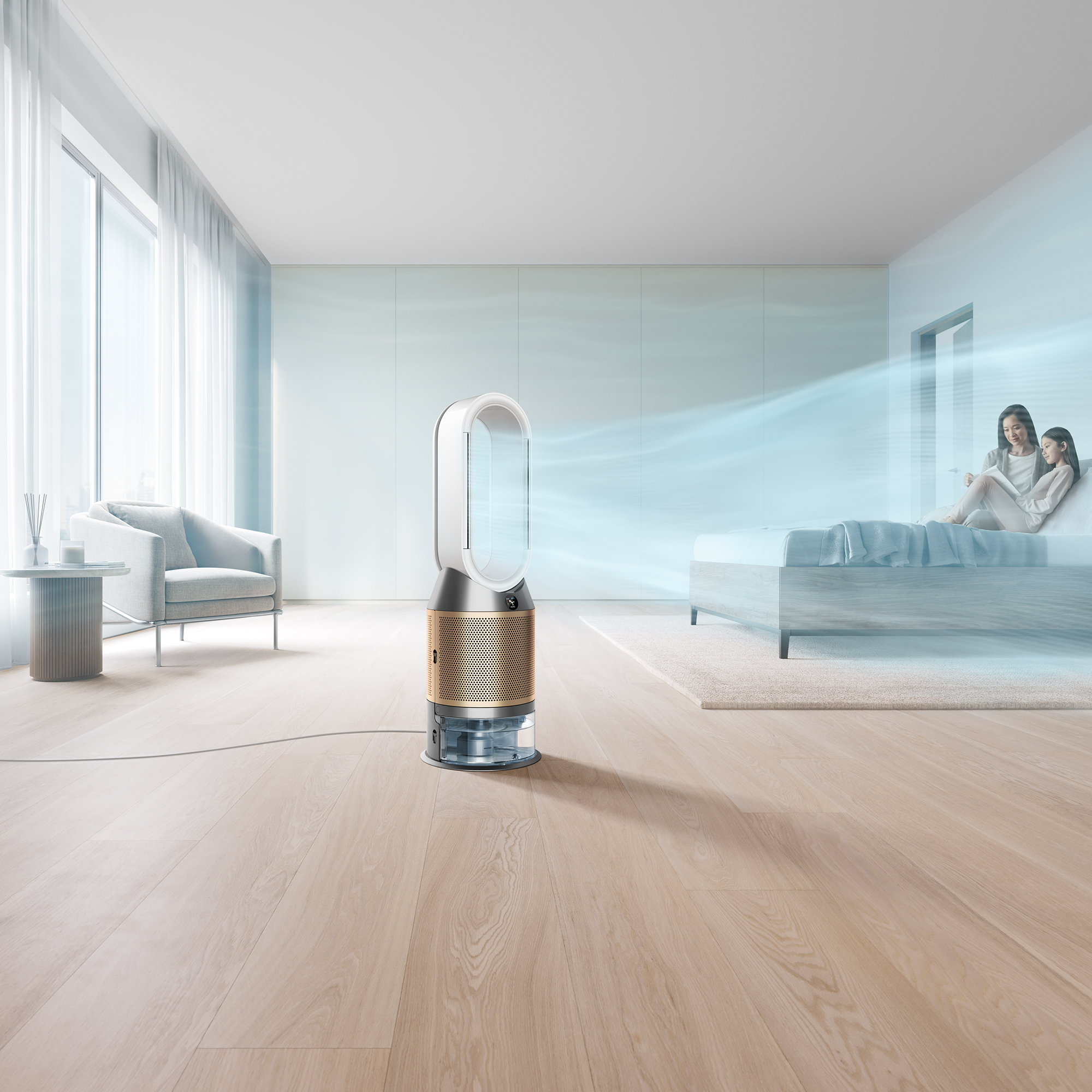 Dyson 加湿器 PH04 Purifier Humidify+Cool Formaldehyde PH04 (White/Gold
