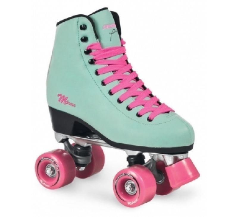 powerslide quad roller skates melrose turquoise pink sfr soy luna