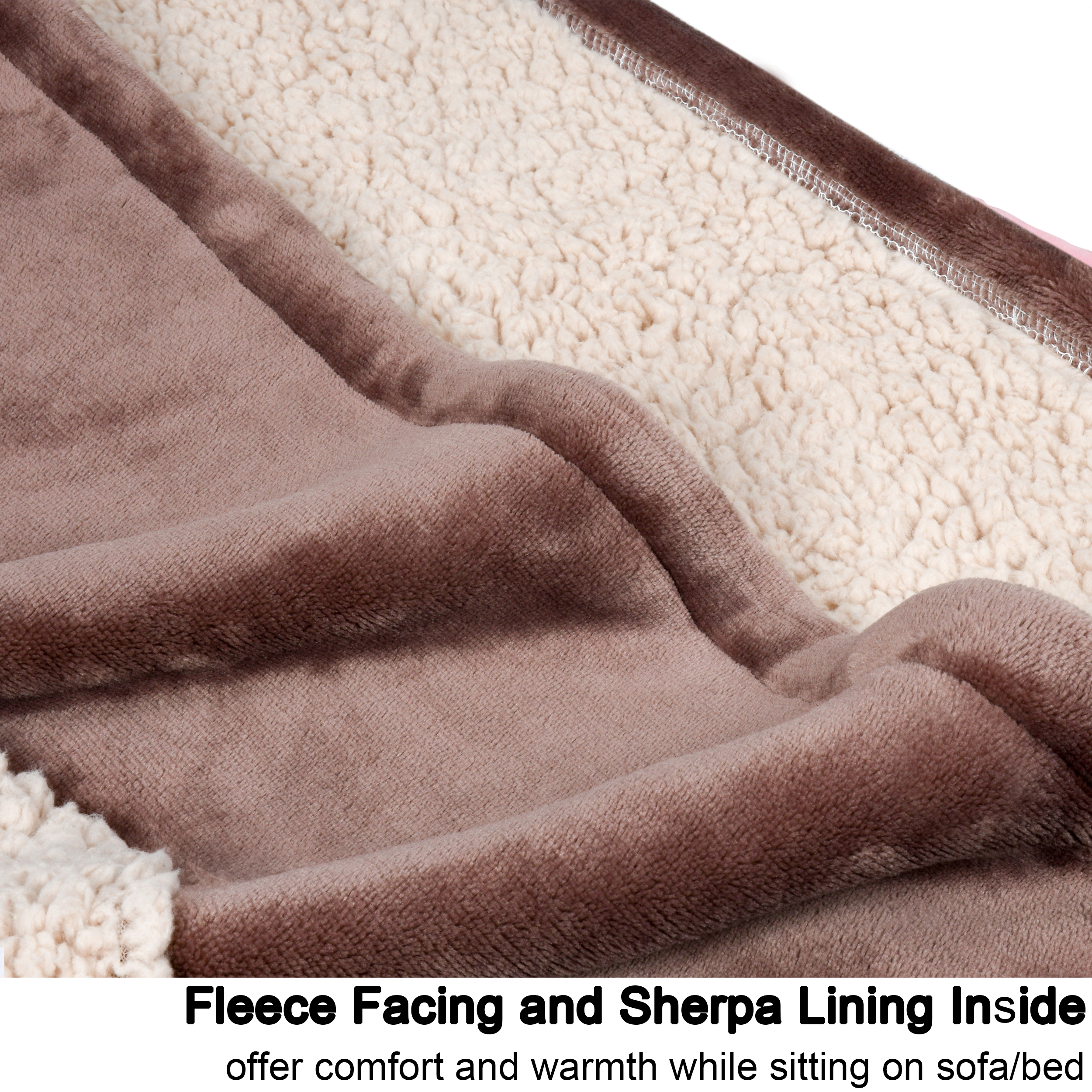 Oversized Warm Sherpa Fleece Hoodie Hooded Blanket Sweatshirt Loungewear Gift - Bild 5 von 36