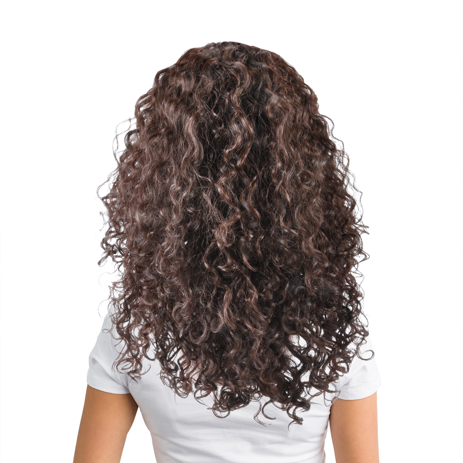 Hand-made Long Black Curly Hair Women Heat Resistant Synthetic No Lace Full Wigs - Picture 26 of 47