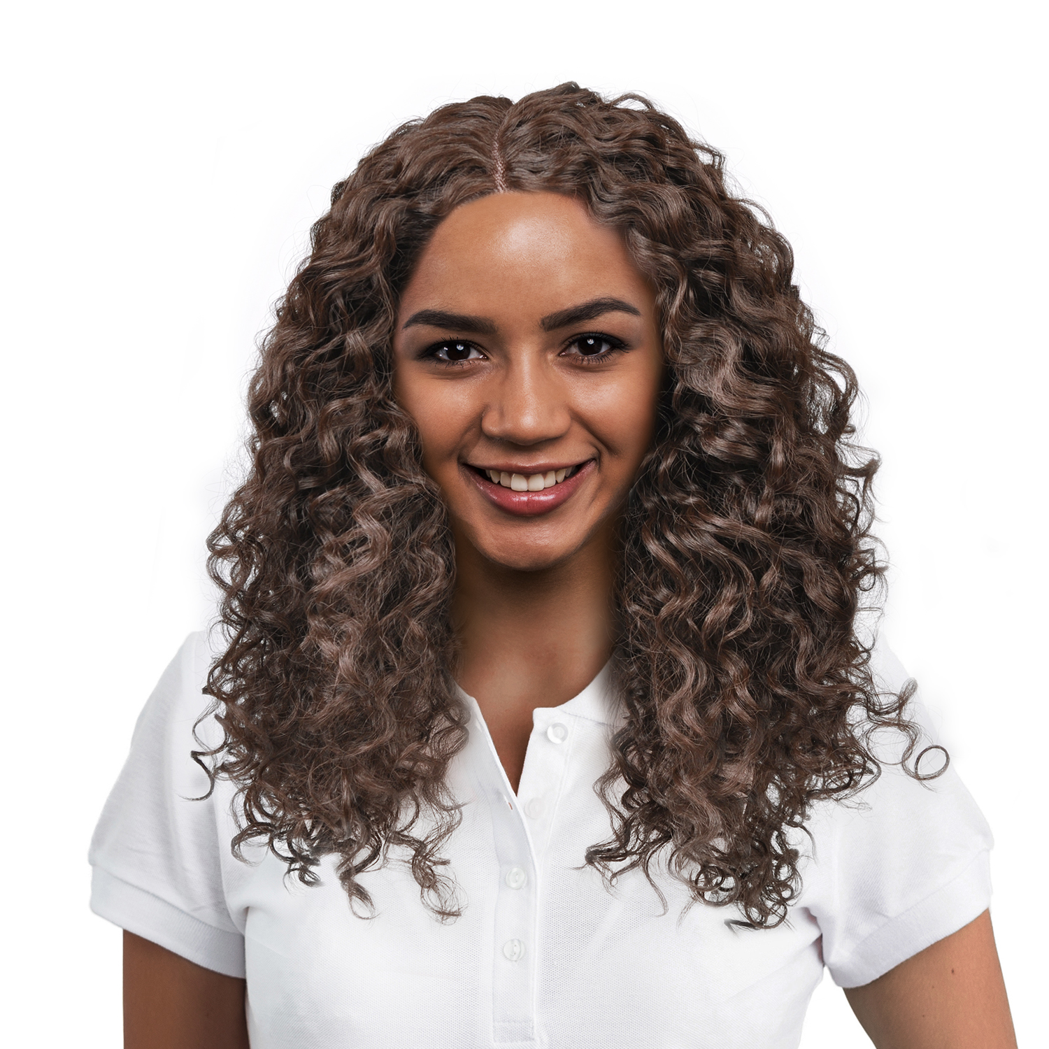 Hand-made Long Black Curly Hair Women Heat Resistant Synthetic No Lace Full Wigs - Picture 31 of 47