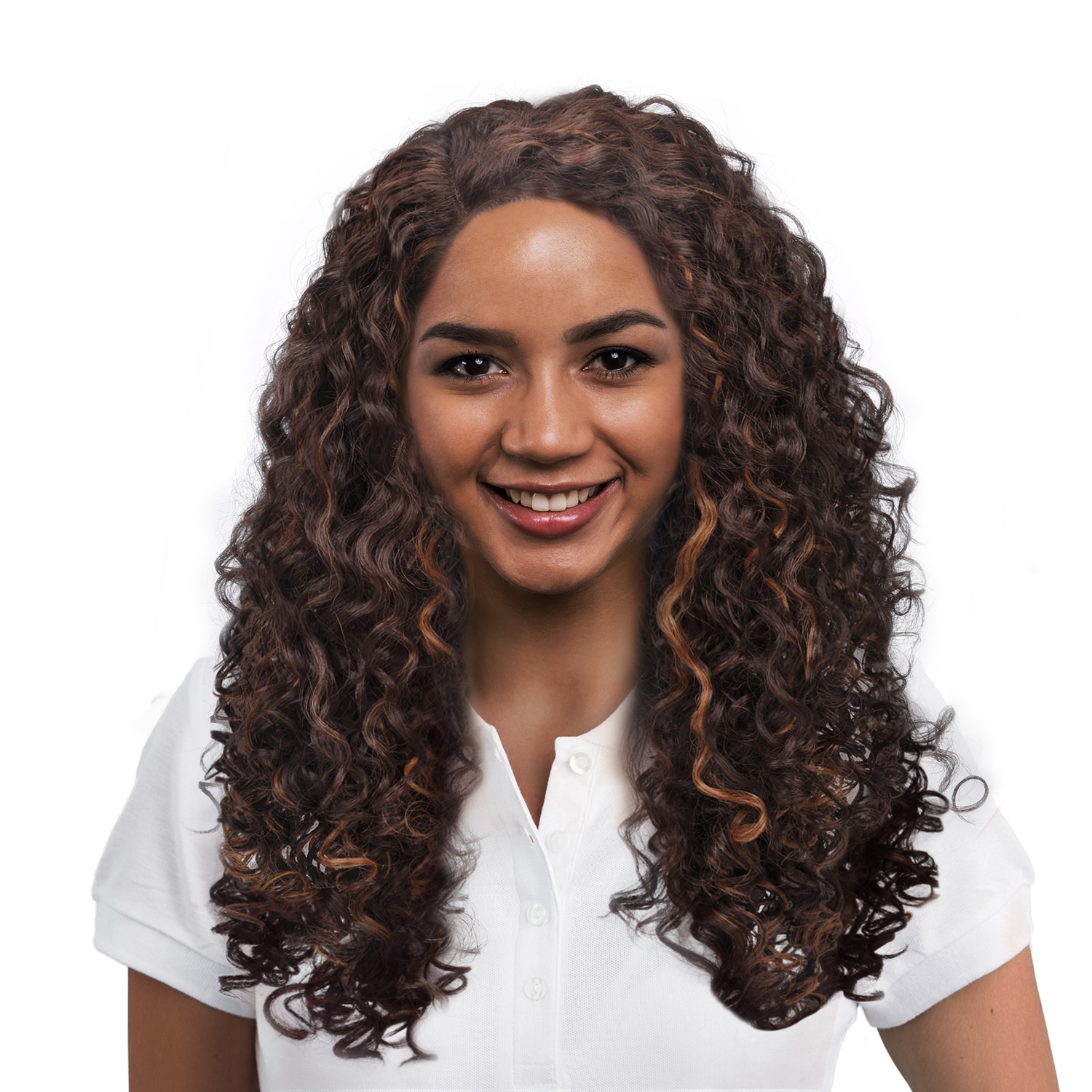Hand-made Long Black Curly Hair Women Heat Resistant Synthetic No Lace Full Wigs - Picture 17 of 47