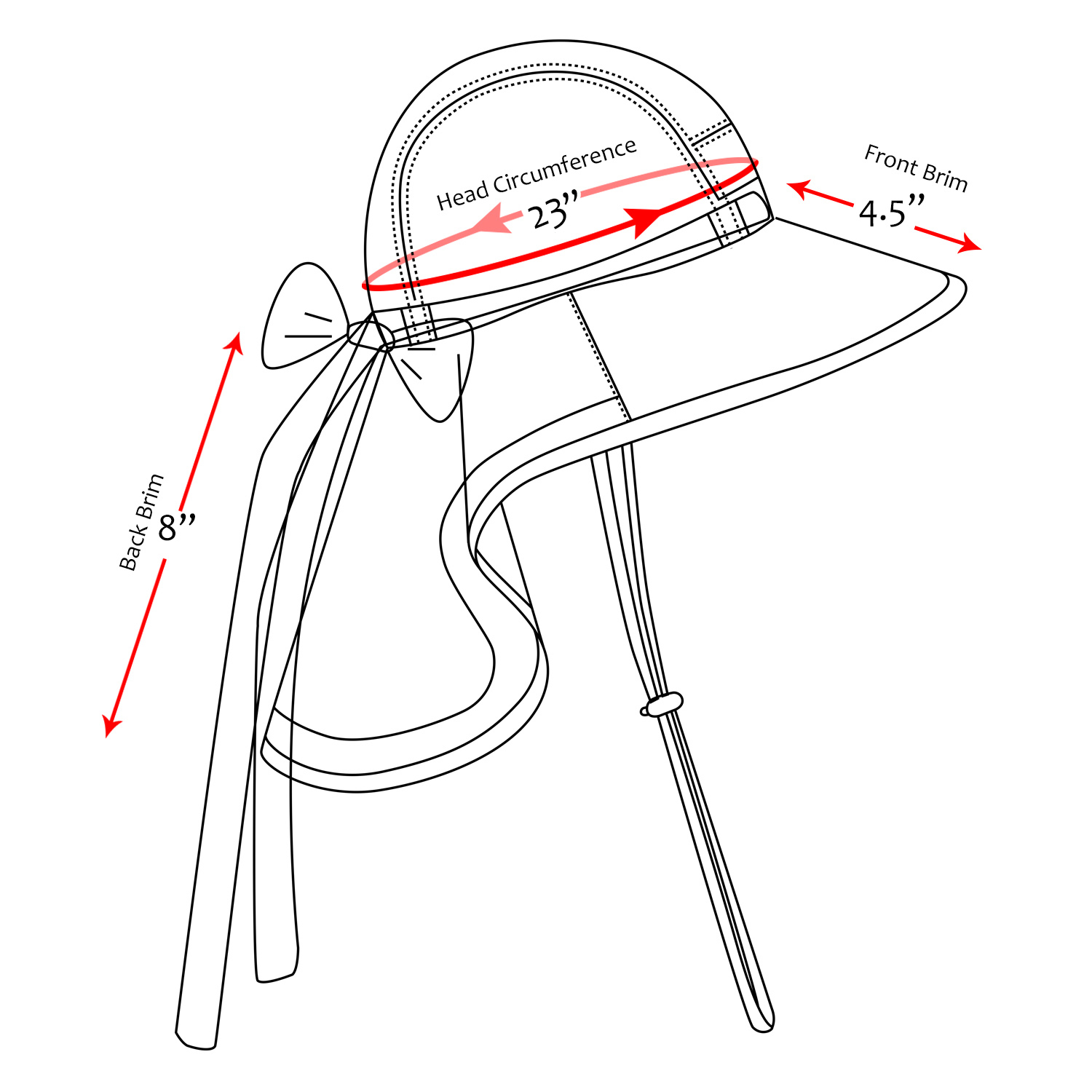 NECK FLAP Wide Brim Bucket Sun Hat CHIN STRAP Women Beach Packable