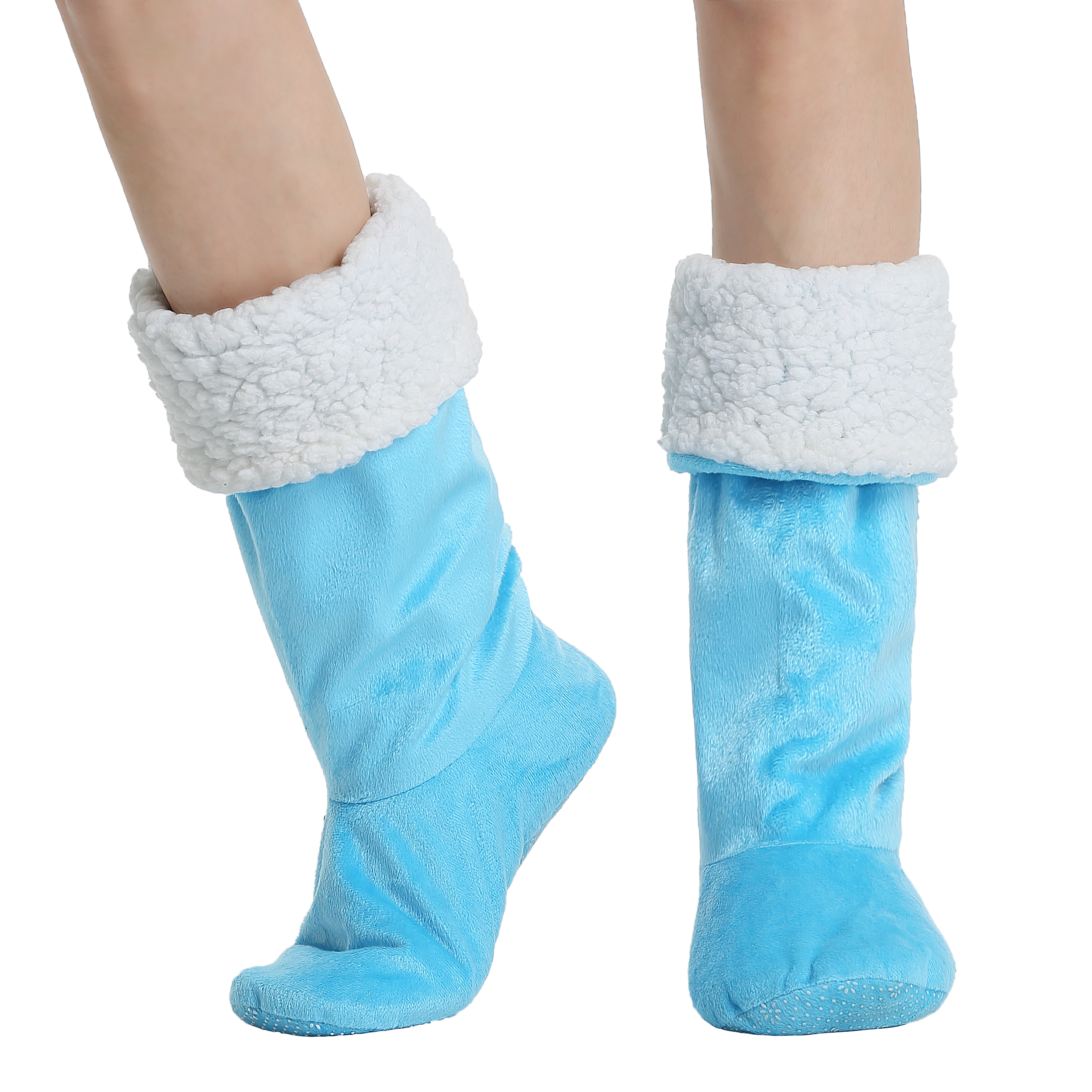 Ladies Slippers Womens Ankle Boots New Memory Foam Winter Christmas Booties US - Picture 60 of 99