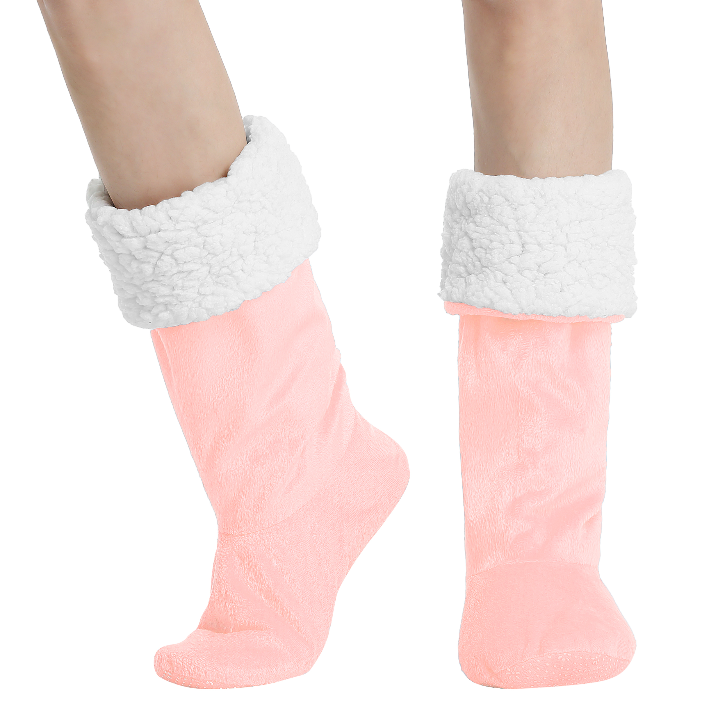 Ladies Slippers Womens Ankle Boots New Memory Foam Winter Christmas Booties US - Picture 68 of 99