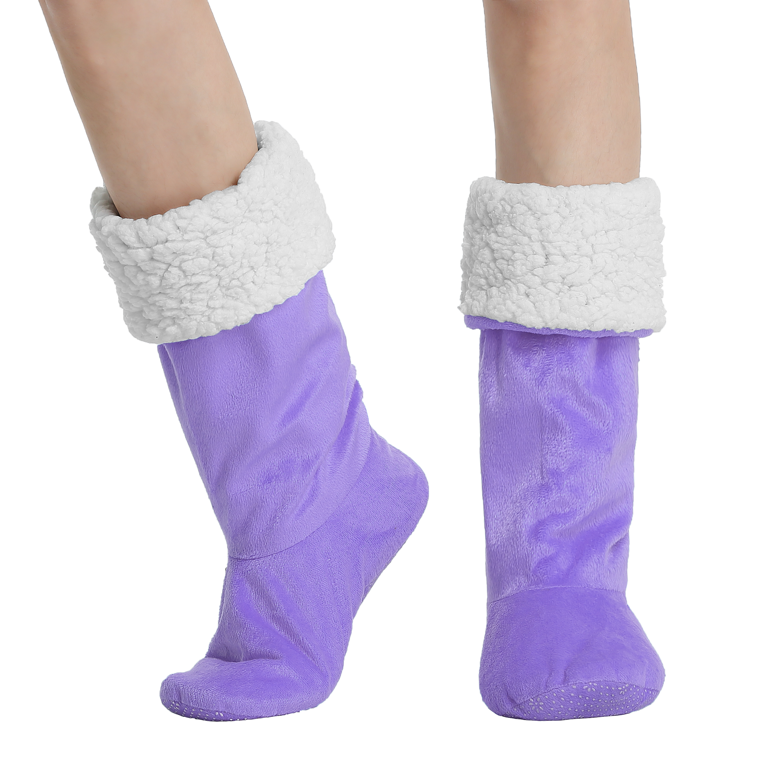Ladies Slippers Womens Ankle Boots New Memory Foam Winter Christmas Booties US - Picture 76 of 99