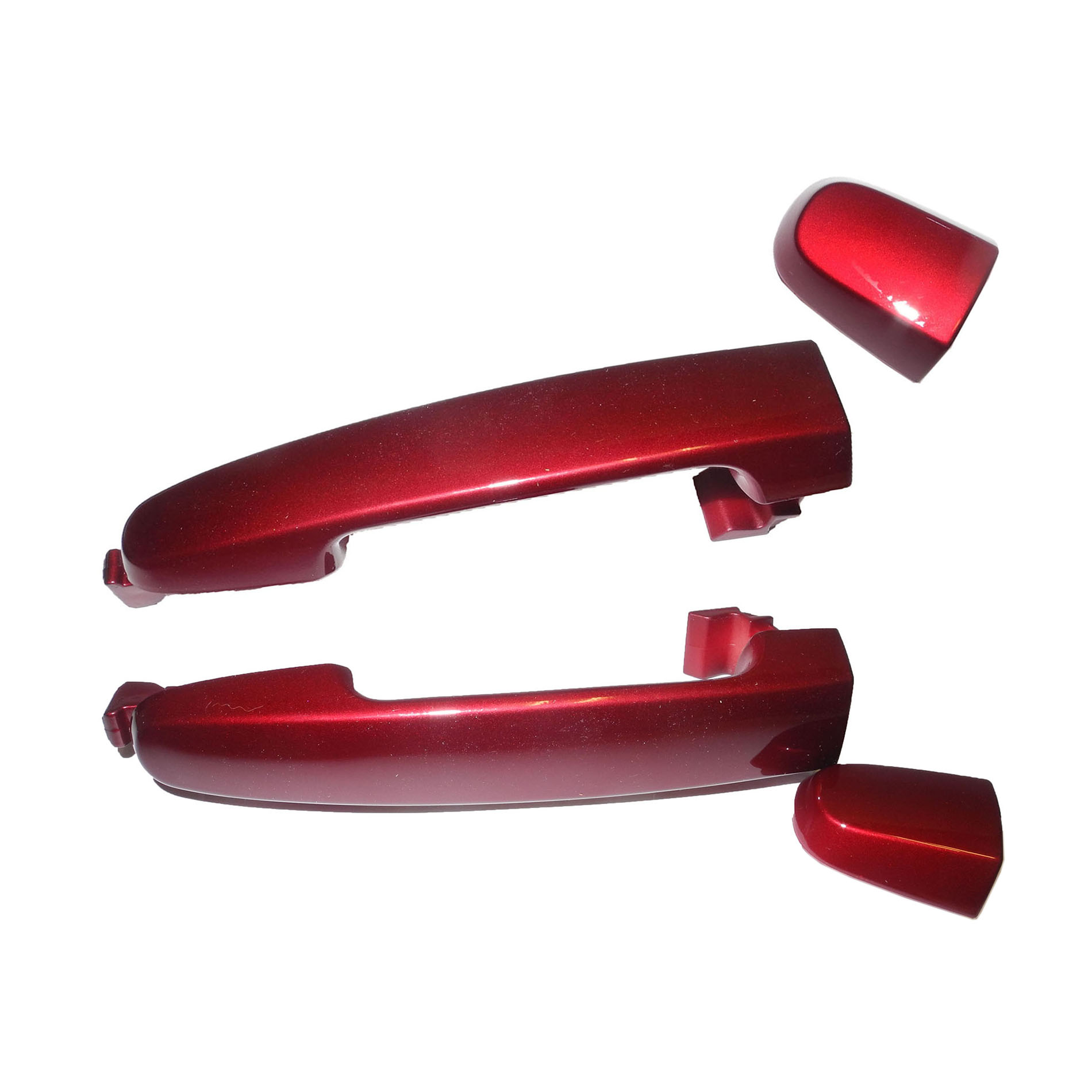 Outer Door Handle Set Rear For TOYOTA Camry Red Mica 3M8 W