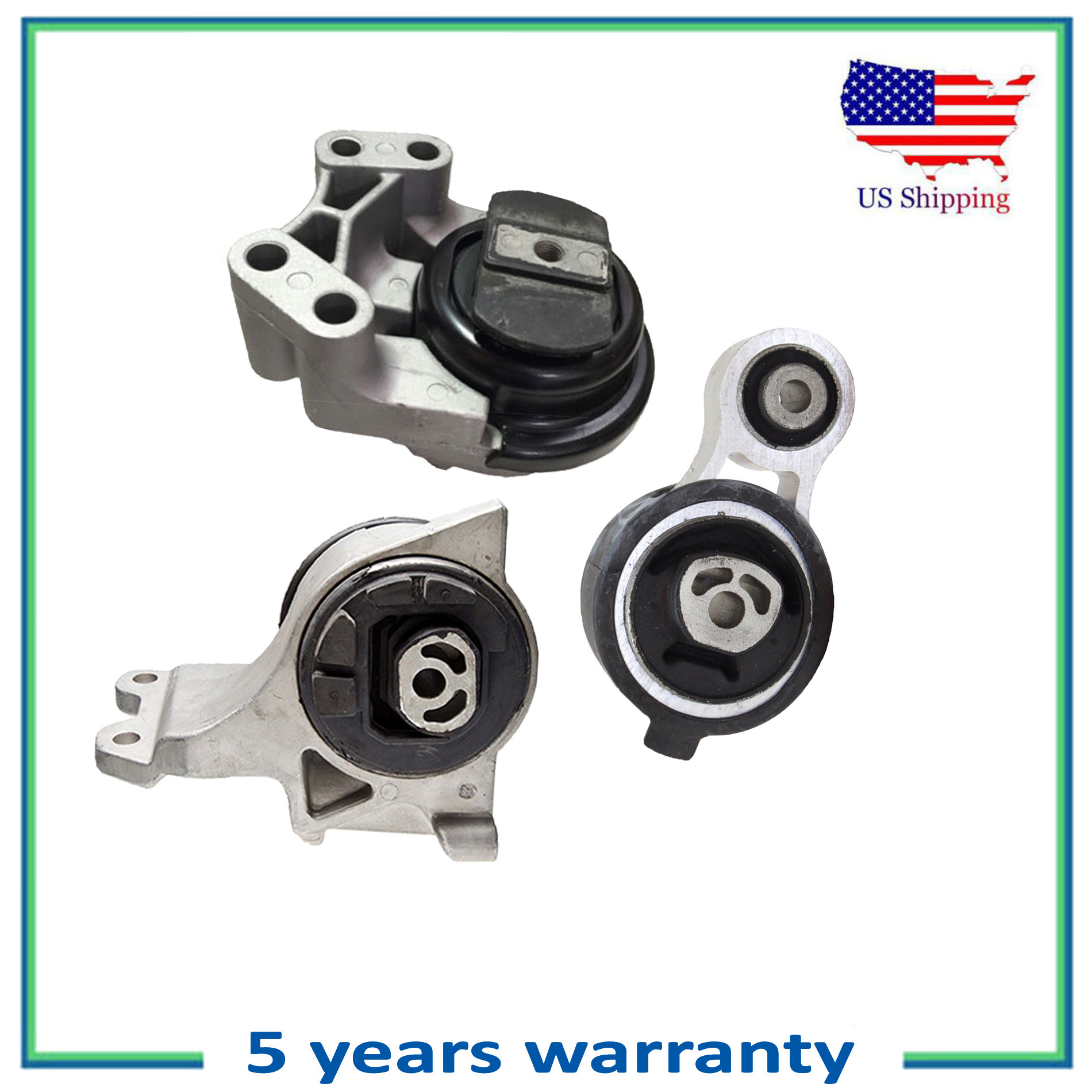 Motor & Trans Mount For Ford Flex Lincoln MKS Mercury Sable 5425 5342