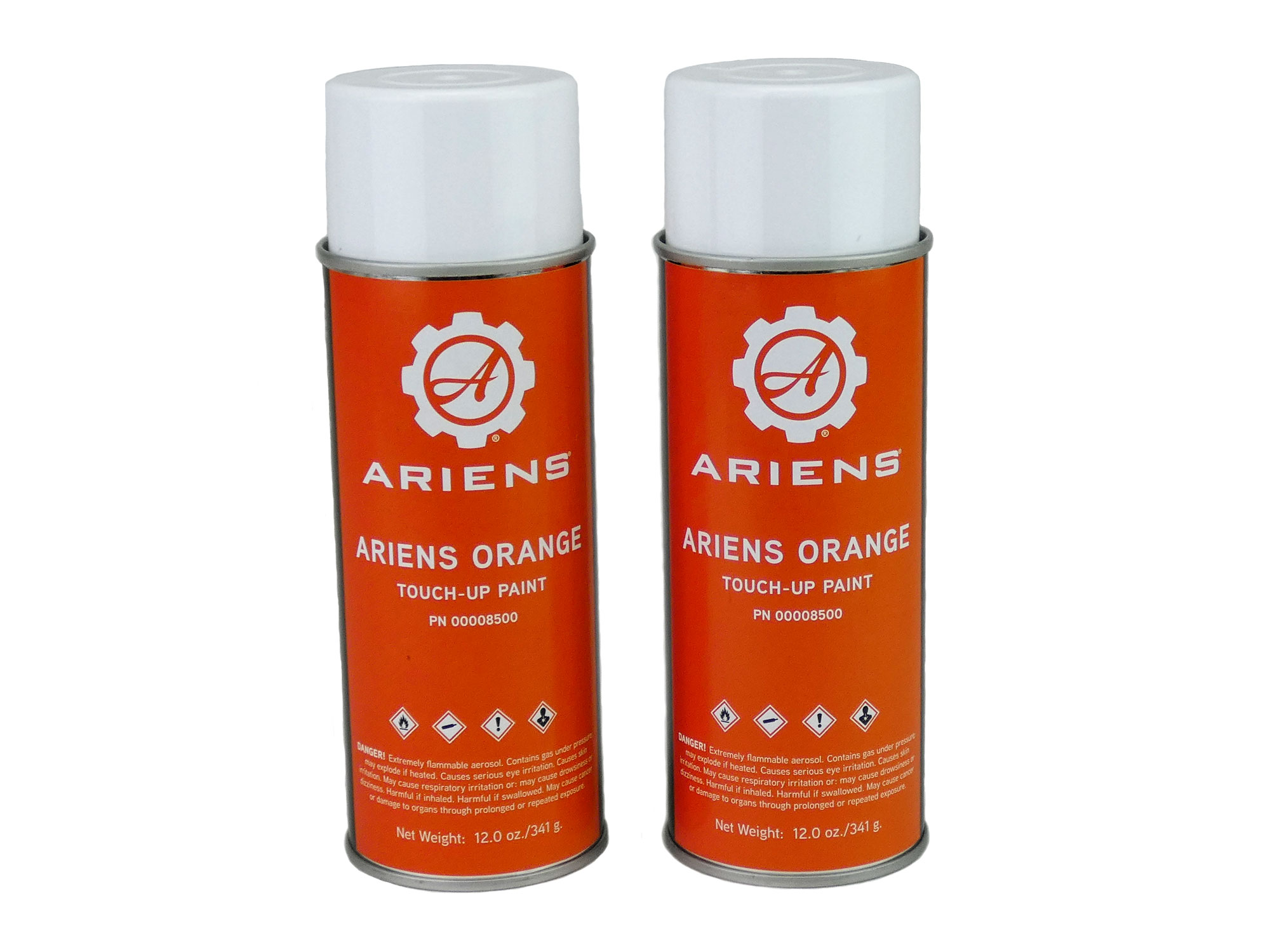 2pk Ariens OEM Orange 12oz Touch Up Spray Paint Snow Blowers Throwers