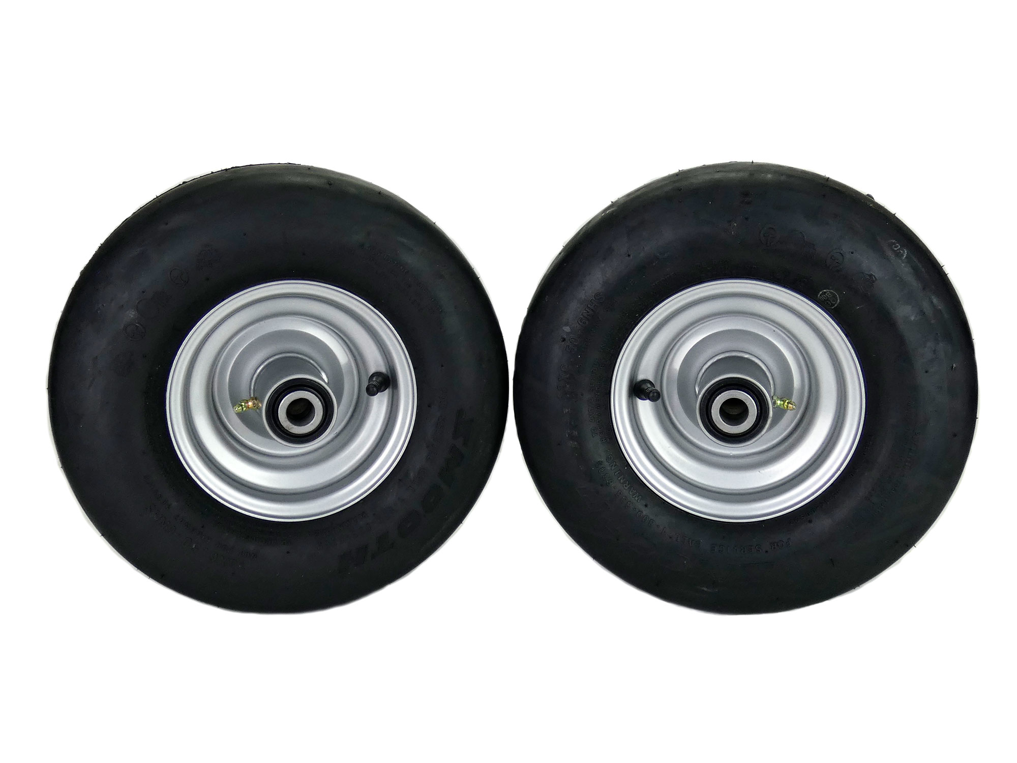 Hustler Flat Free Wheel Assemblies 13x6.50-6 fits X One Super Z 604898 789537 2