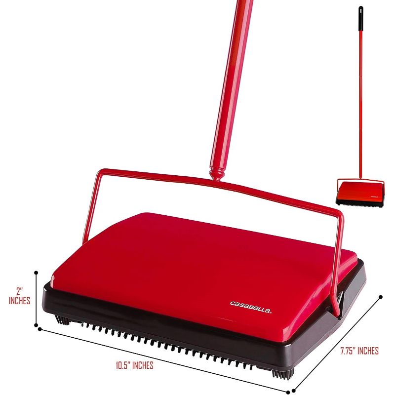 Floor & Carpet Sweeper Manual Non Electric Cleaner eBay