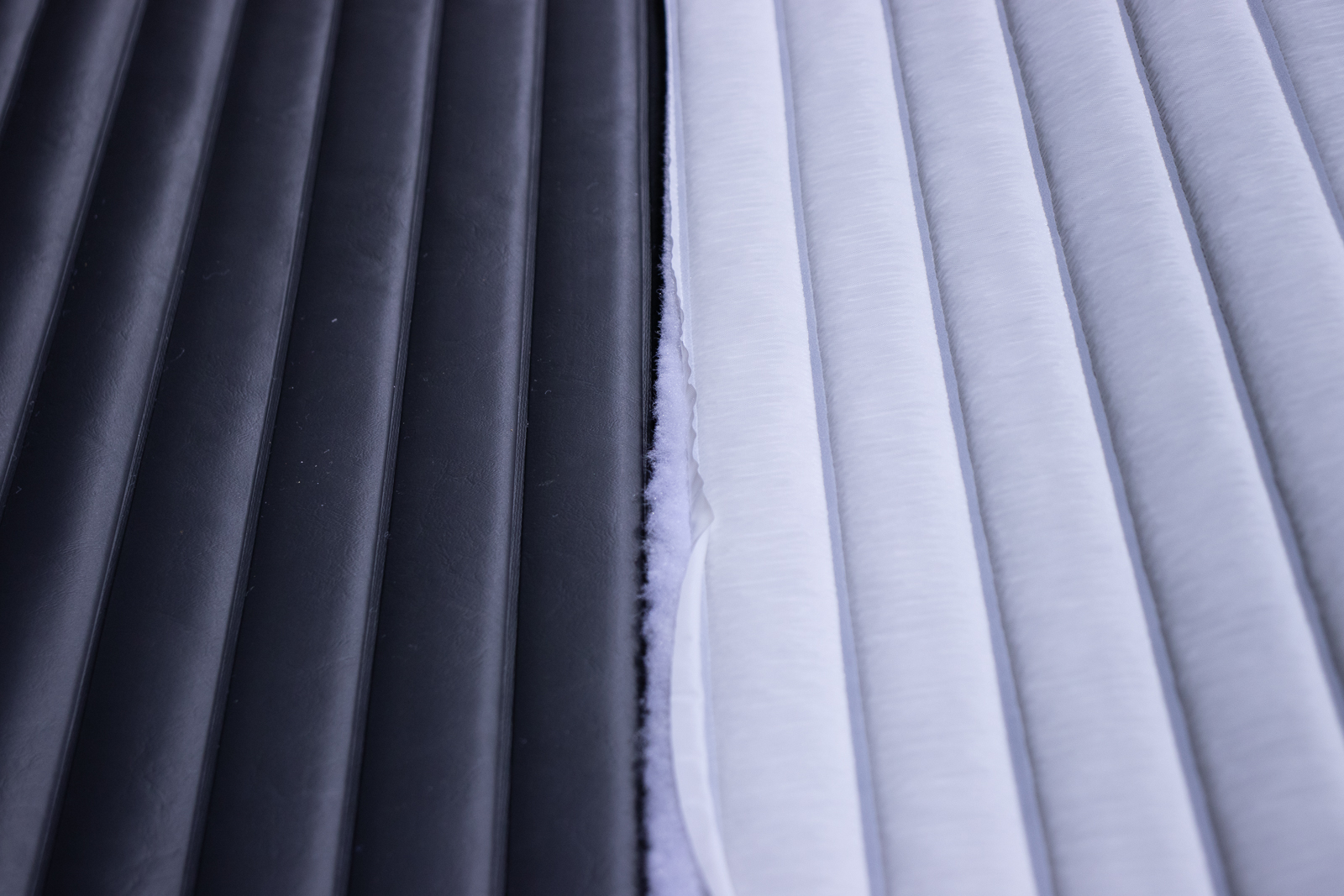 Pleated Marine Vinyl Upholstery Fabric Boat Auto - Picture 21 of 81