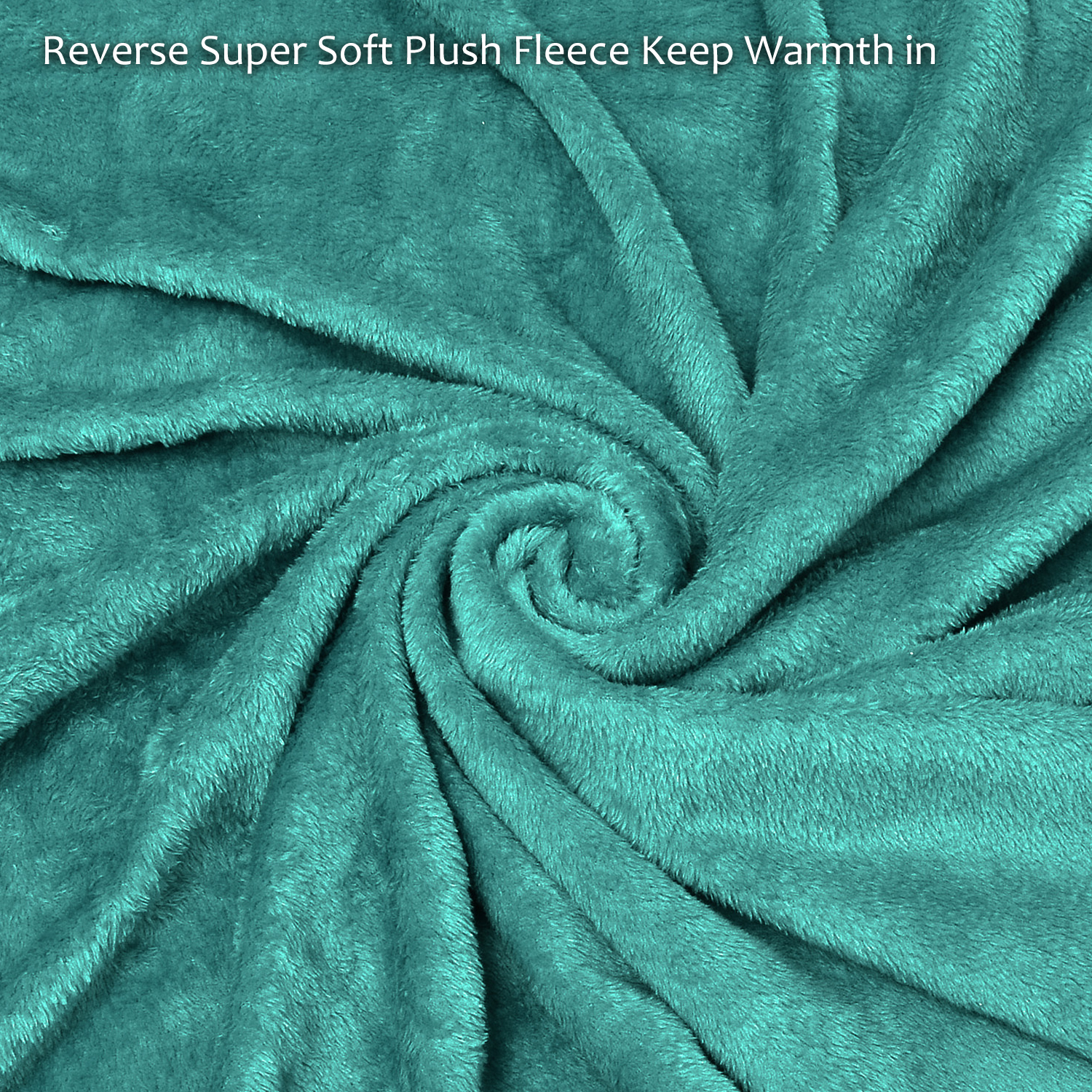 Fleece Soft Throw Blanket with Sleeves and Front Pocket Robe Wearable TV Blanket - Picture 45 of 54